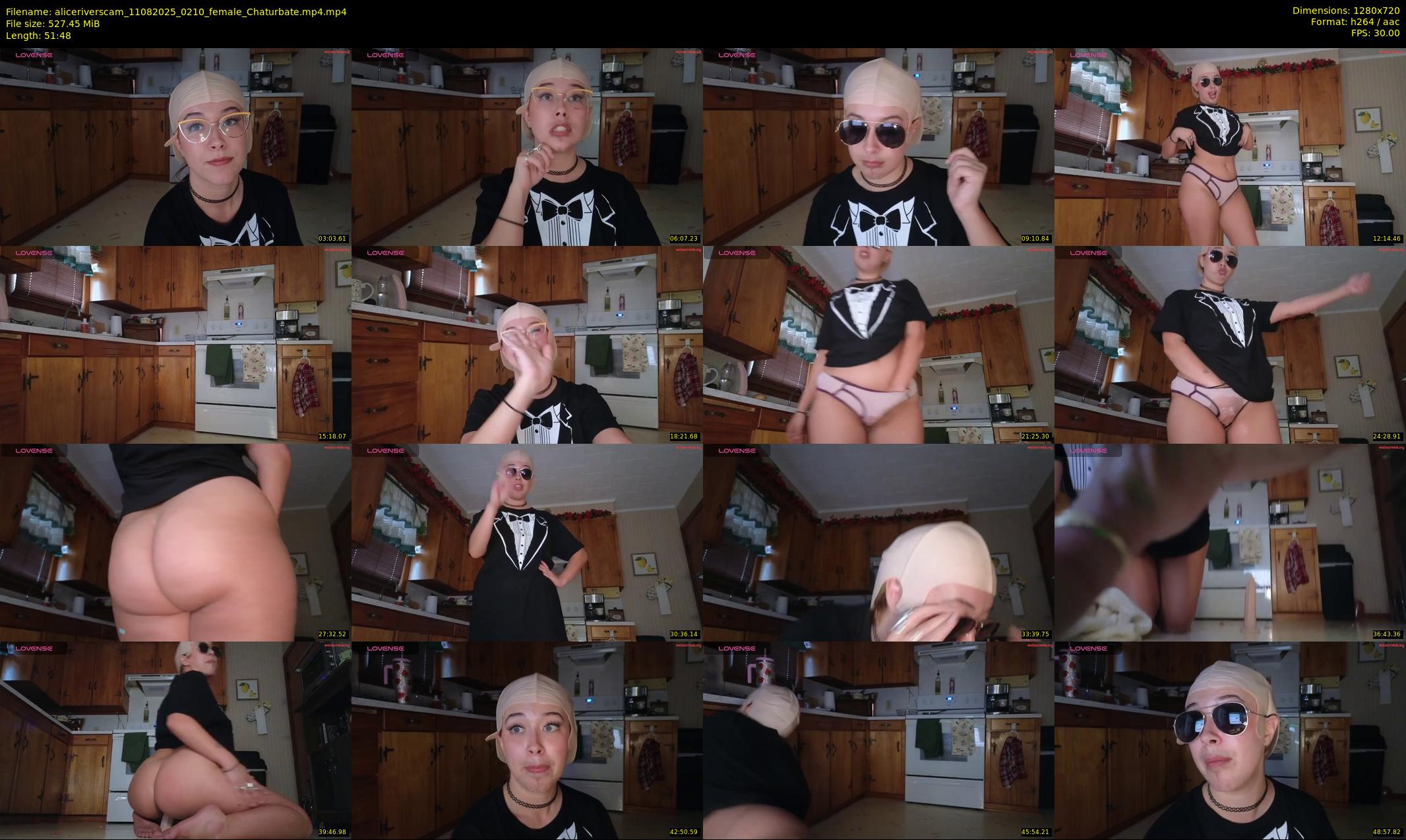 aliceriverscam — 52 minute Chaturbate female cam show recording, 720p, Aug 11, 2025