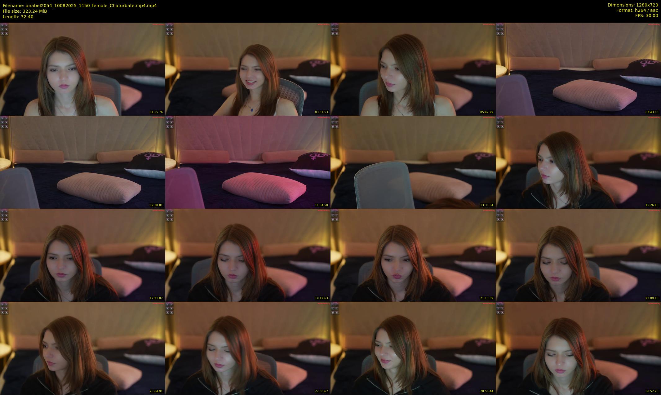 anabel2054 — 33 minute Chaturbate female cam show recording, 720p, Aug 10, 2025