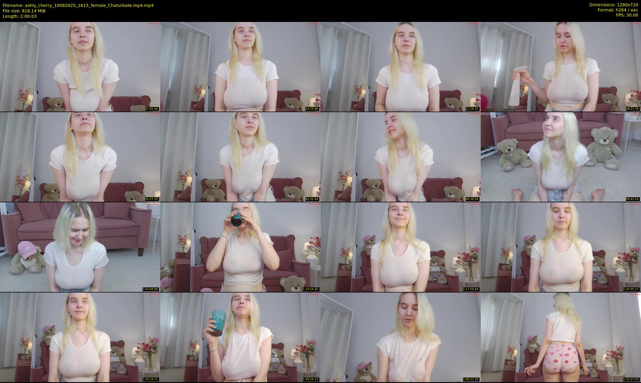 ashly_cherry — 121 minute Chaturbate female cam show recording, 720p, Aug 10, 2025