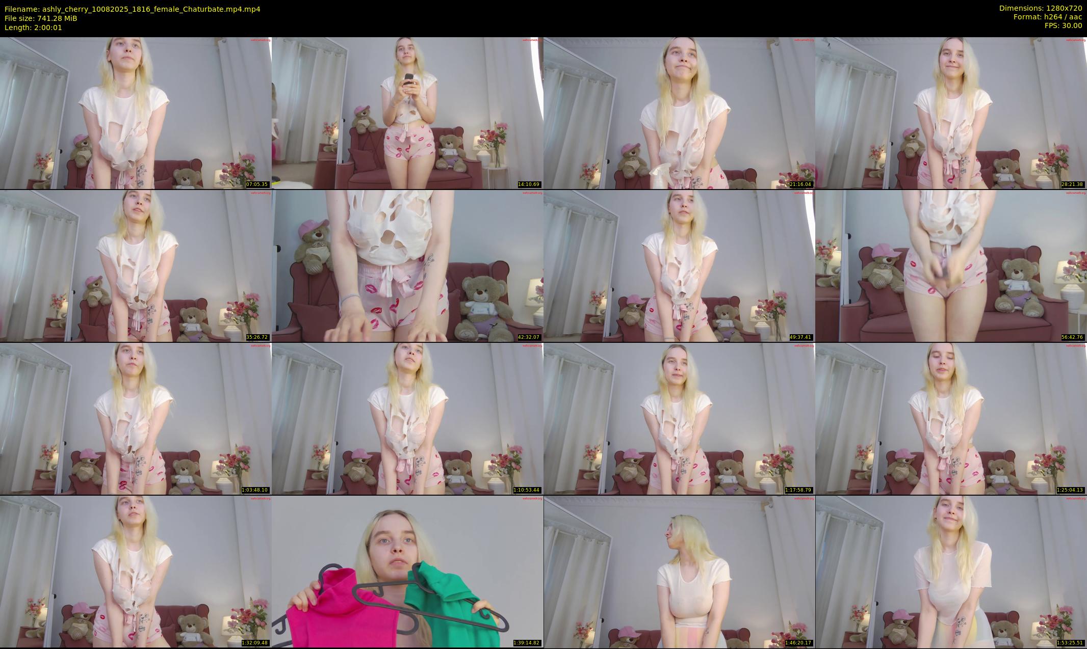ashly_cherry — 121 minute Chaturbate female cam show recording, 720p, Aug 10, 2025