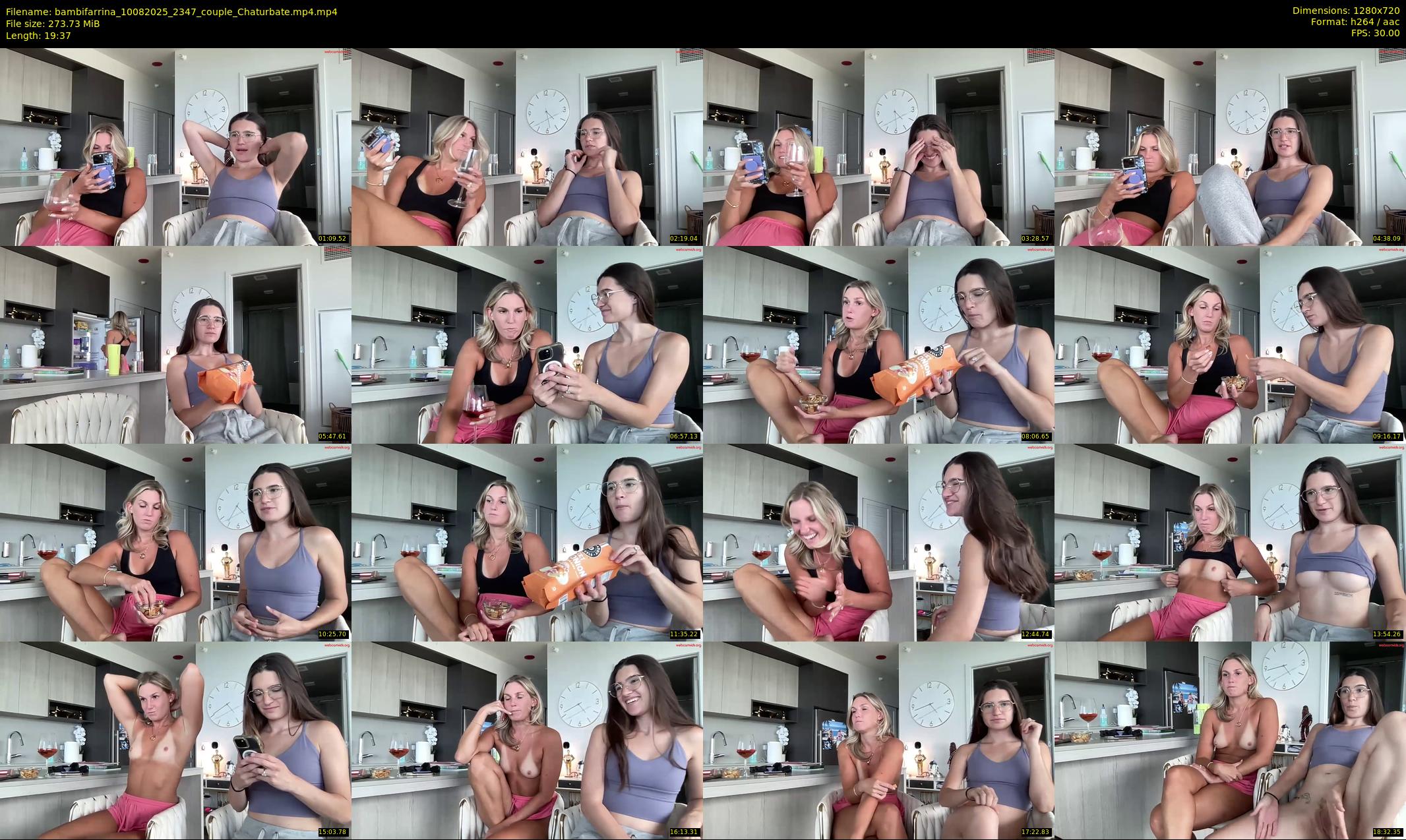 bambifarrina — 20 minute Chaturbate couple cam show recording, 720p, Aug 10, 2025