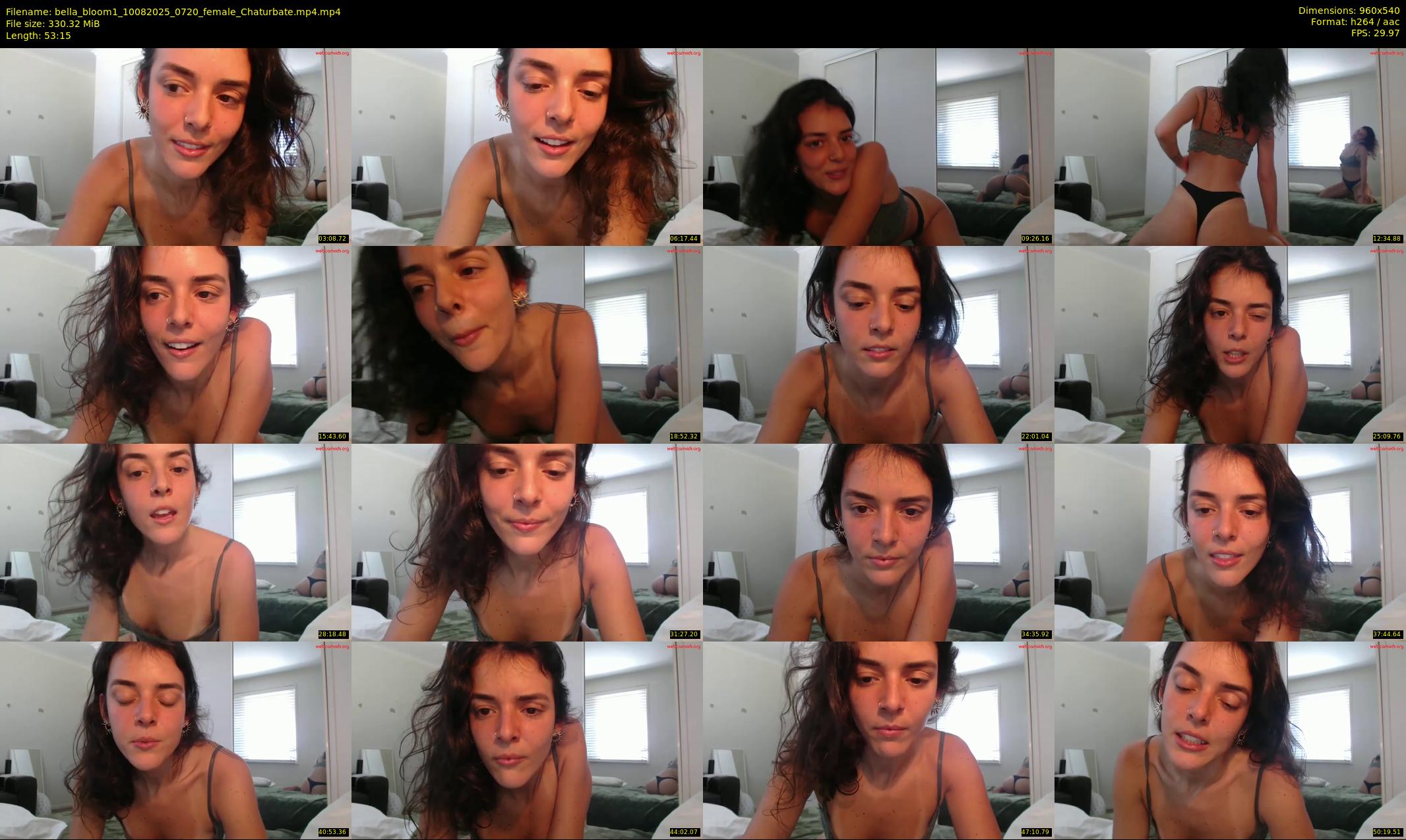 bella_bloom1 — 54 minute Chaturbate female cam show recording, 480p, Aug 10, 2025