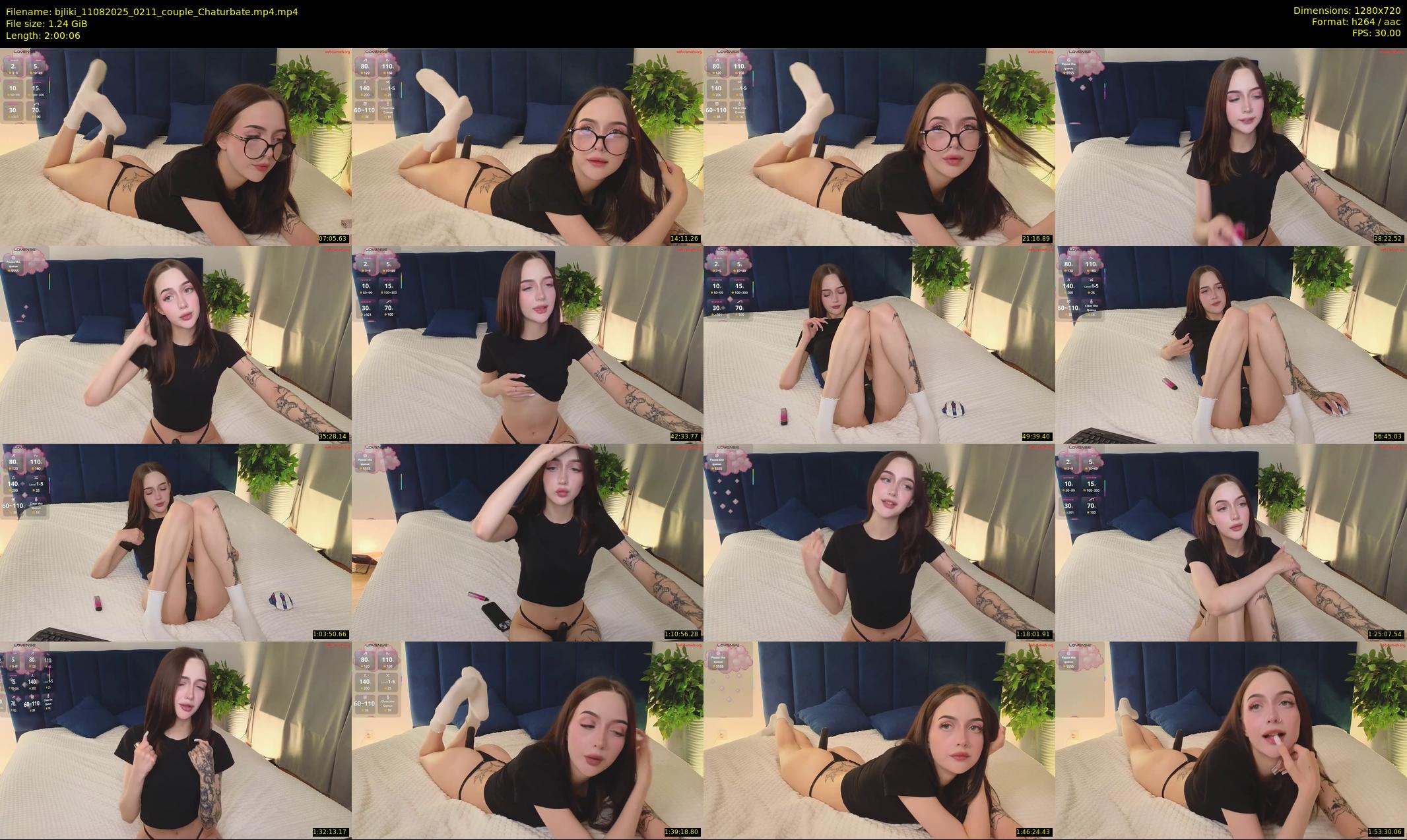 bjliki — 121 minute Chaturbate couple cam show recording, 720p, Aug 11, 2025