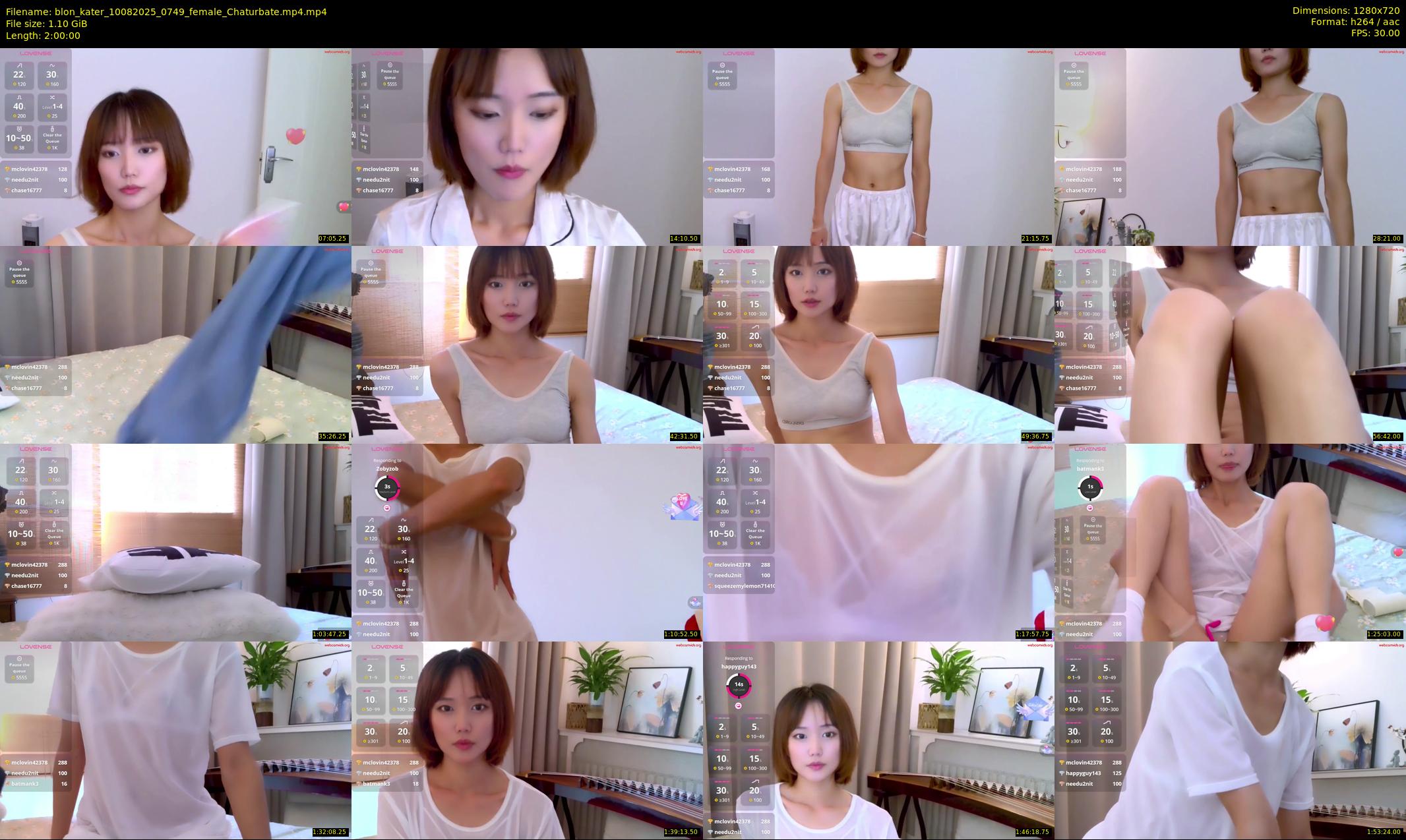 blon_kater — 120 minute Chaturbate female cam show recording, 720p, Aug 10, 2025