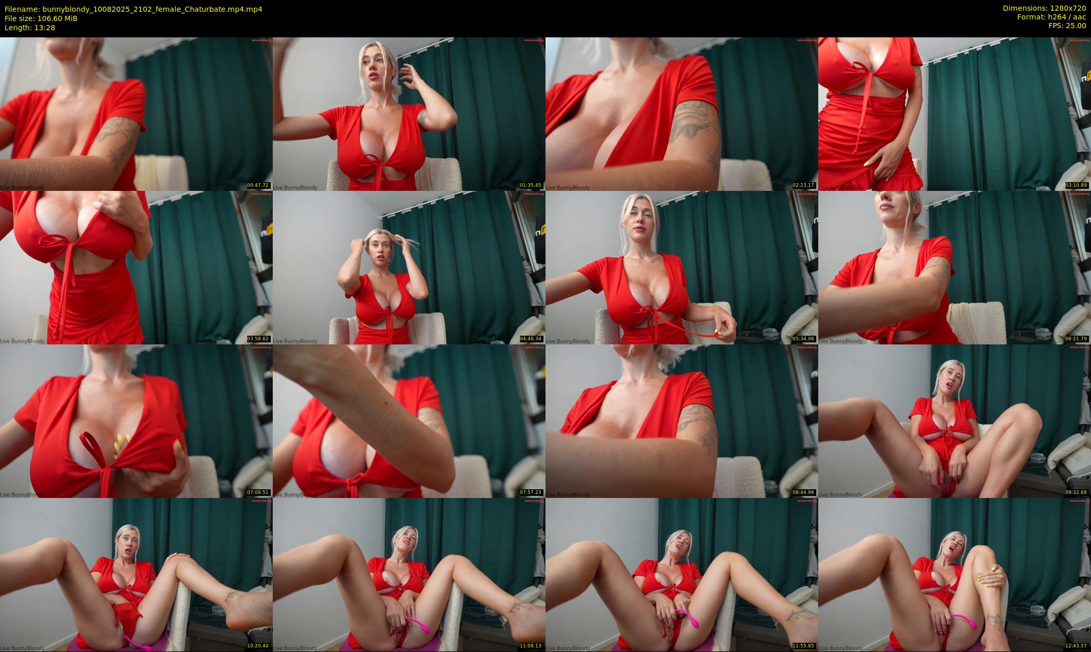 bunnyblondy — 14 minute Chaturbate female cam show recording, 720p, Aug 10, 2025