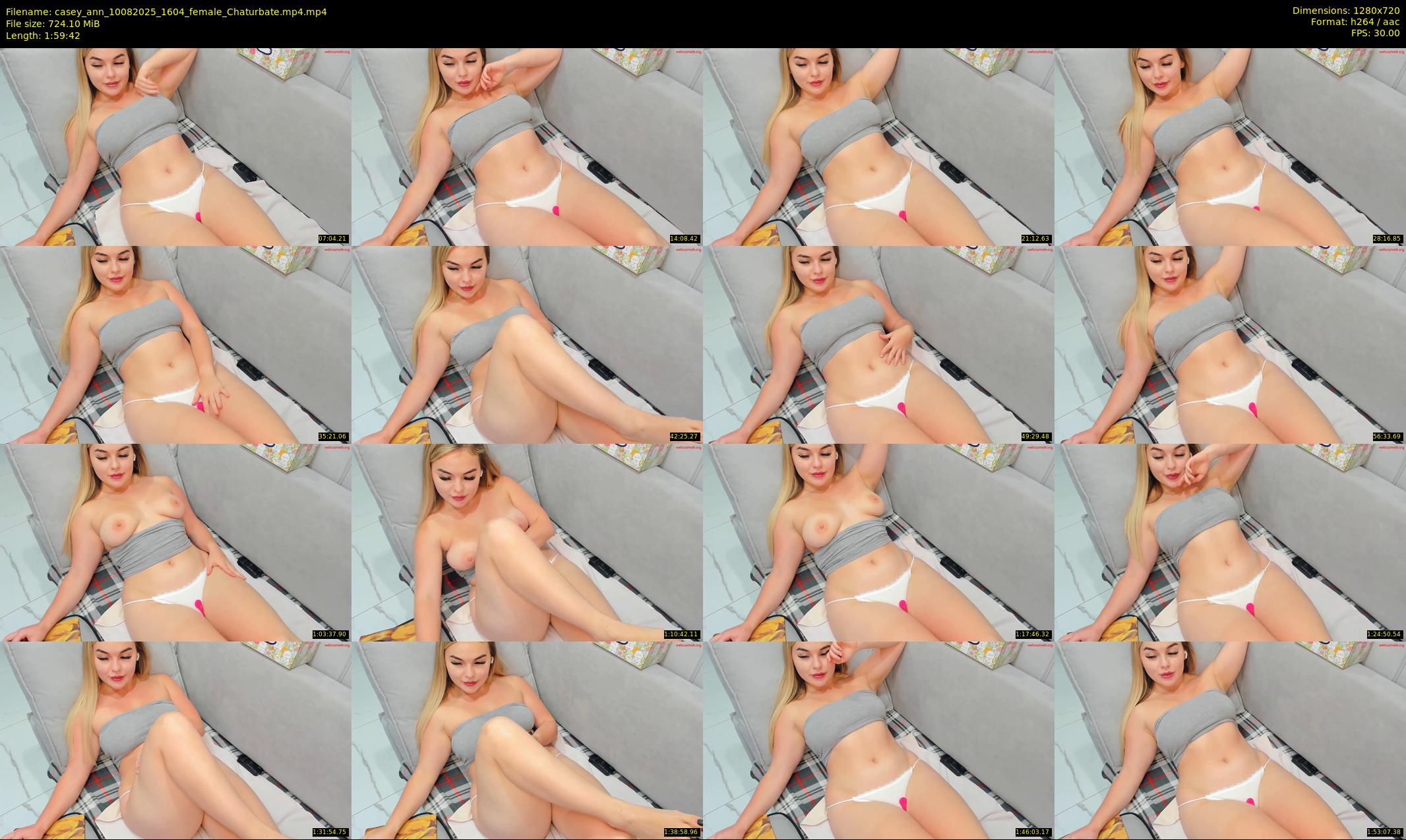 casey_ann — 120 minute Chaturbate female cam show recording, 720p, Aug 10, 2025