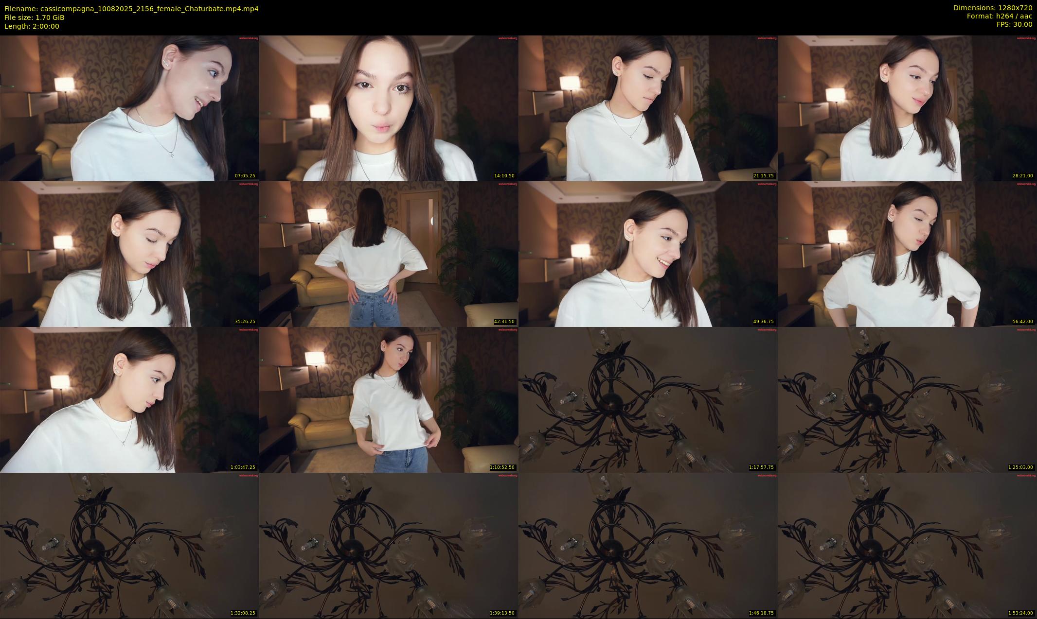 cassicompagna — 120 minute Chaturbate female cam show recording, 720p, Aug 10, 2025