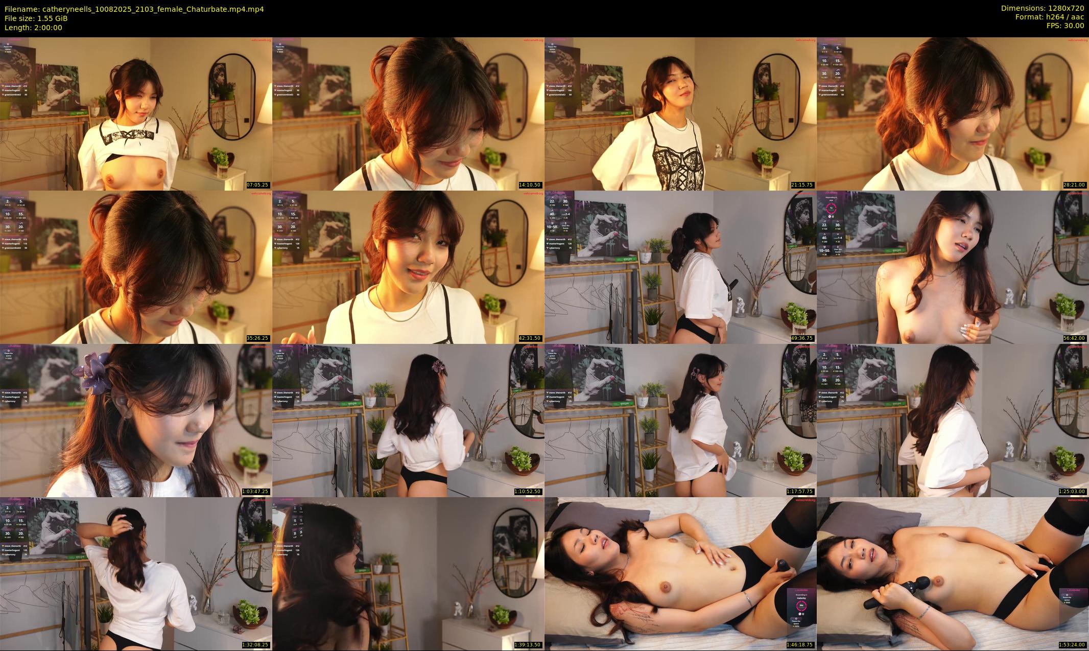 catheryneells — 120 minute Chaturbate female cam show recording, 720p, Aug 10, 2025