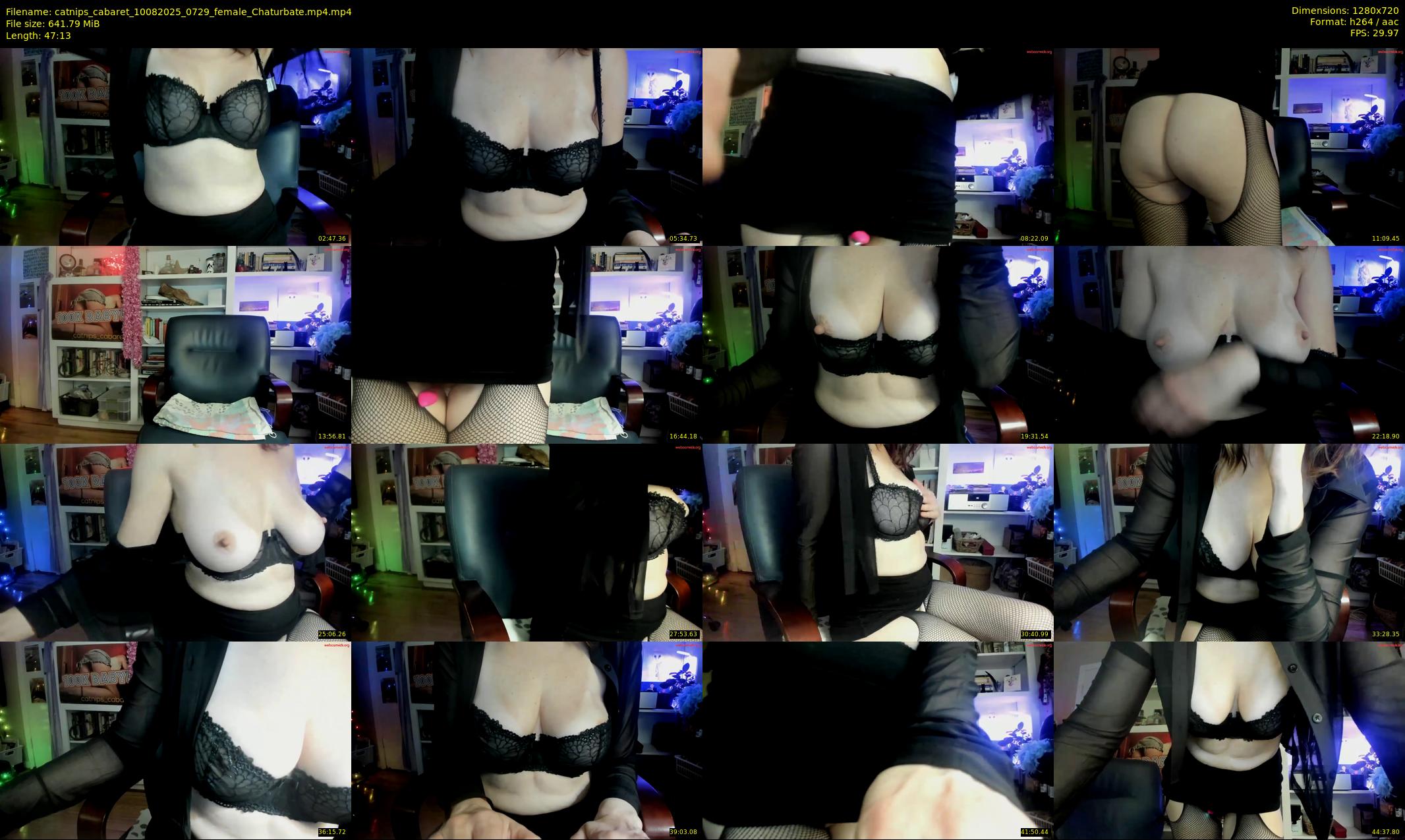 catnips_cabaret — 48 minute Chaturbate female cam show recording, 720p, Aug 10, 2025