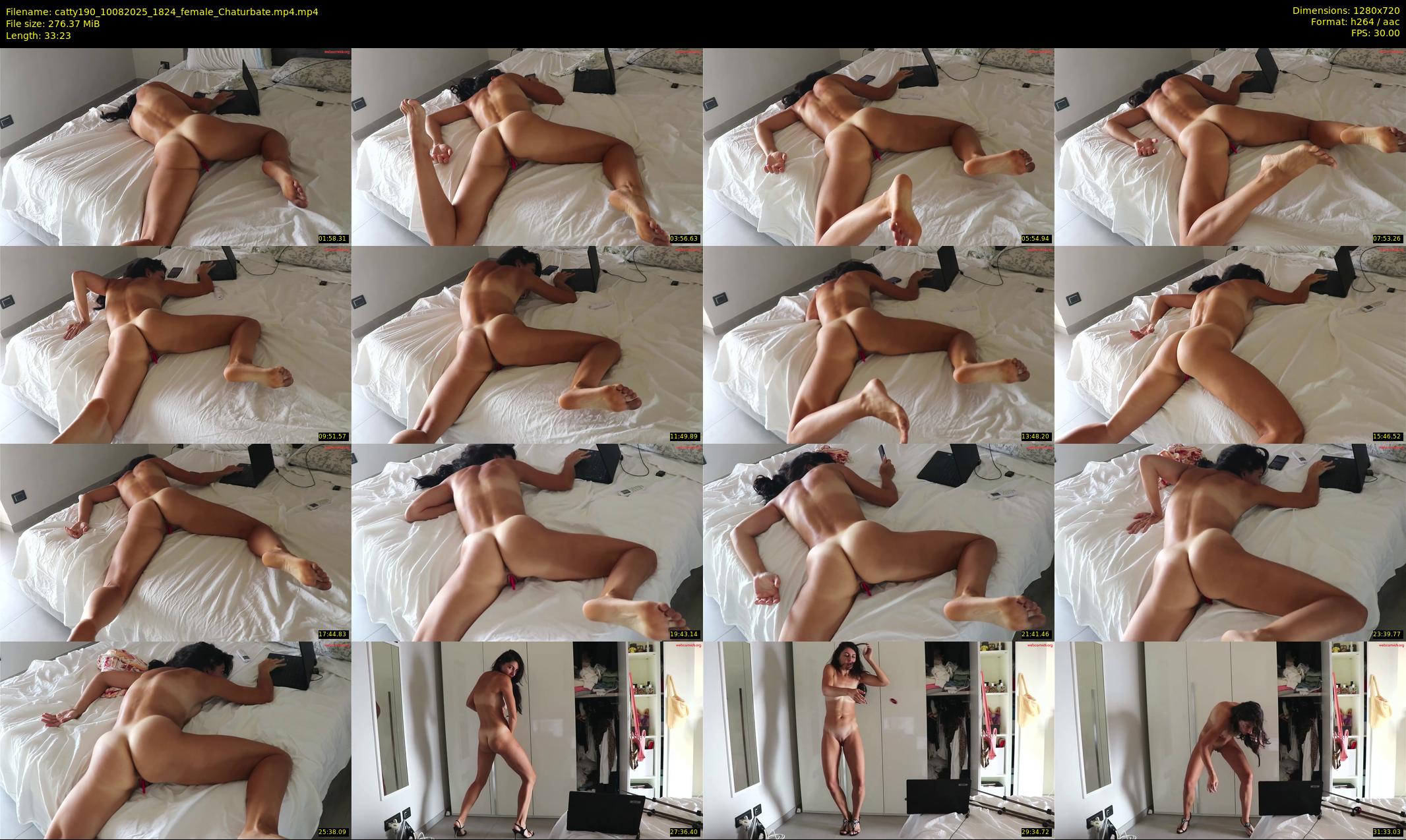 catty190 — 34 minute Chaturbate female cam show recording, 720p, Aug 10, 2025