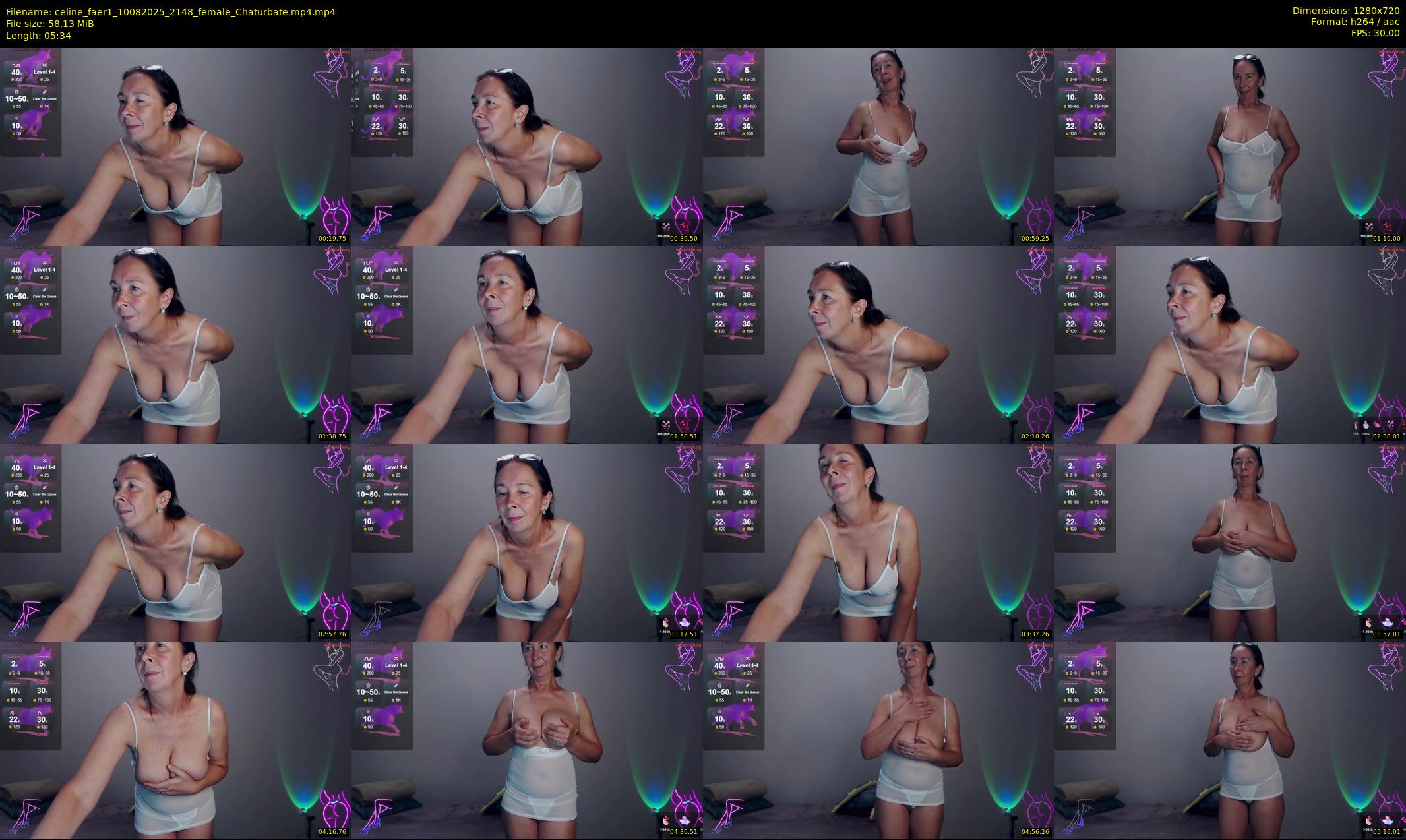 celine_faer1 — 6 minute Chaturbate female cam show recording, 720p, Aug 10, 2025