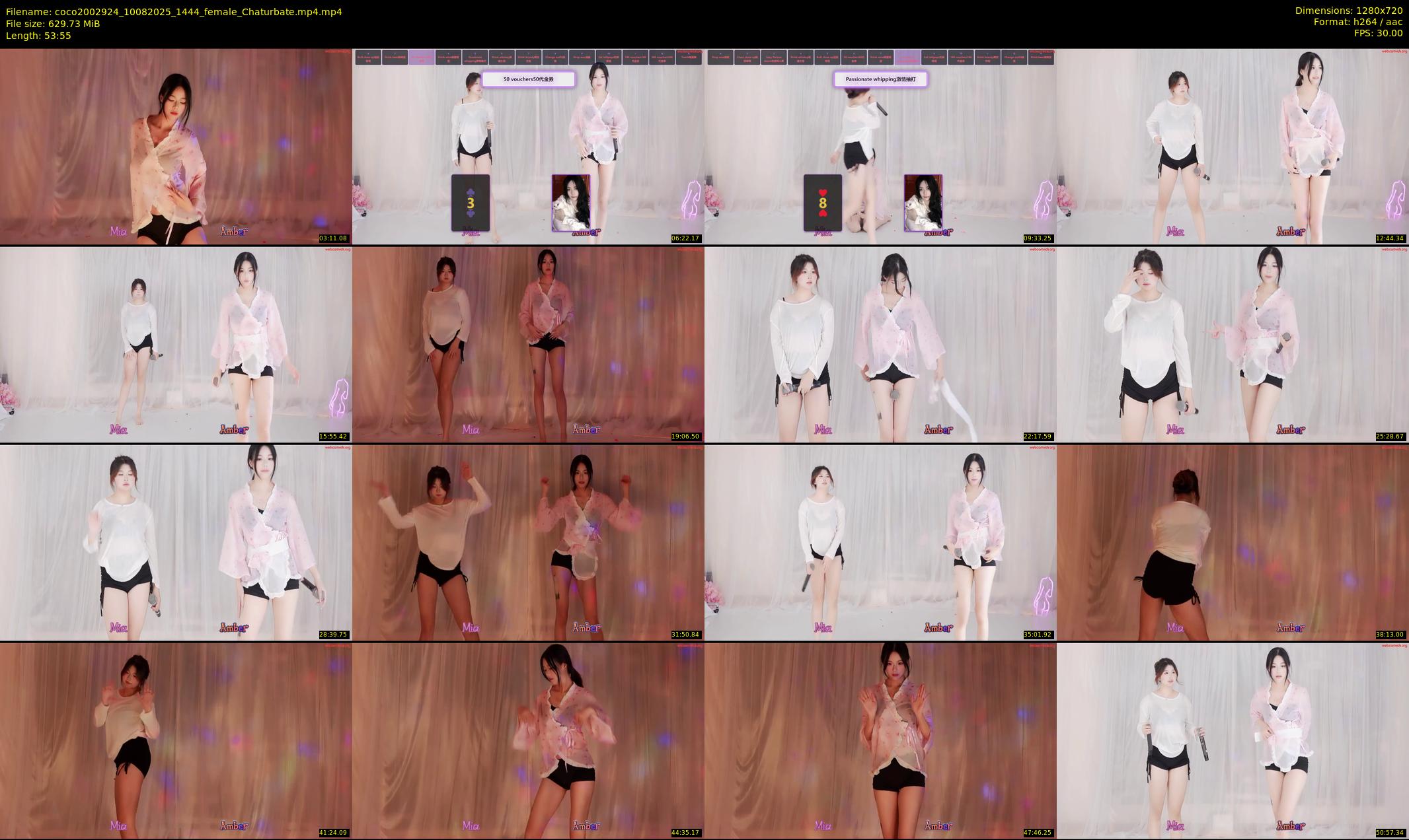 coco2002924 — 54 minute Chaturbate female cam show recording, 720p, Aug 10, 2025