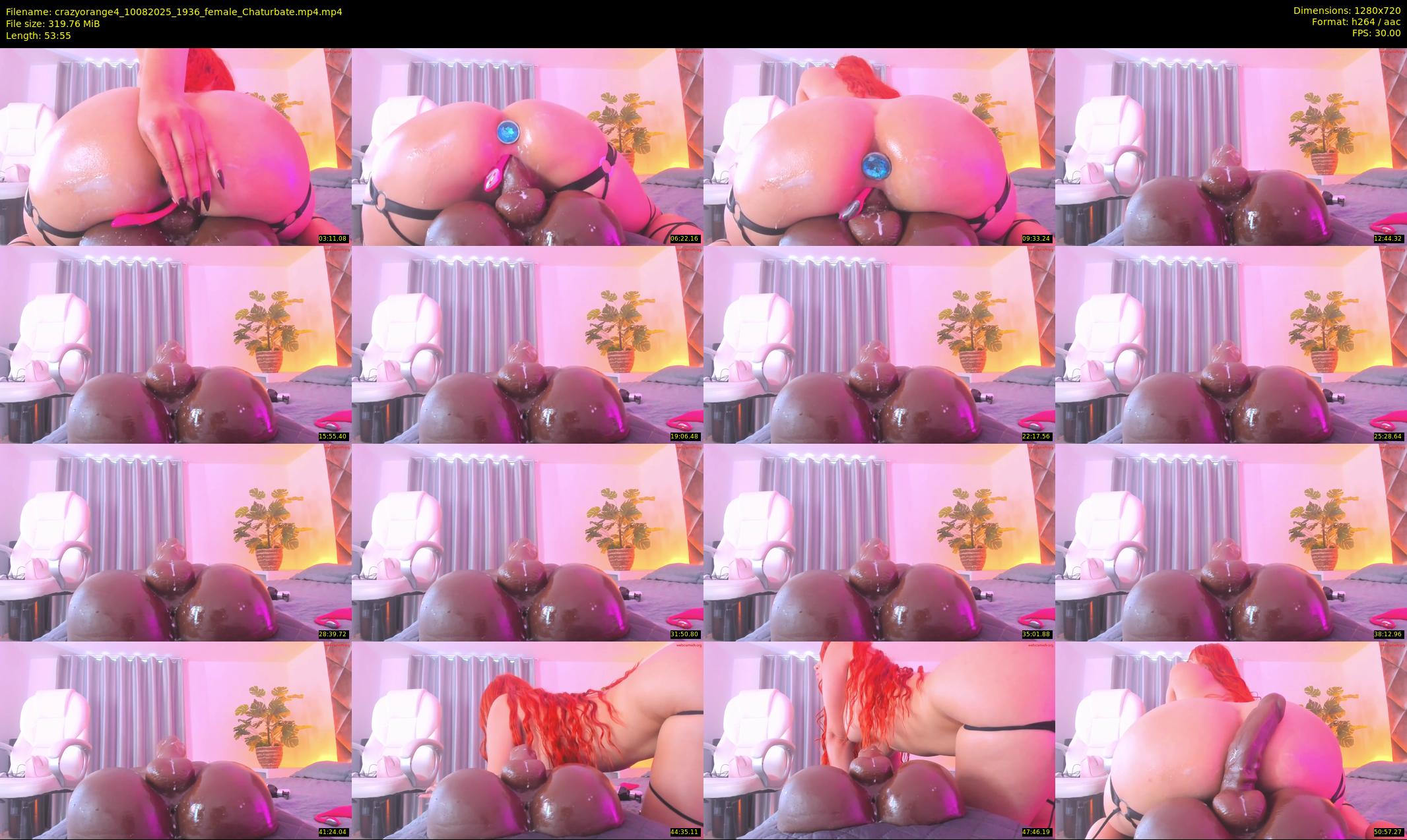 crazyorange4 — 54 minute Chaturbate female cam show recording, 720p, Aug 10, 2025