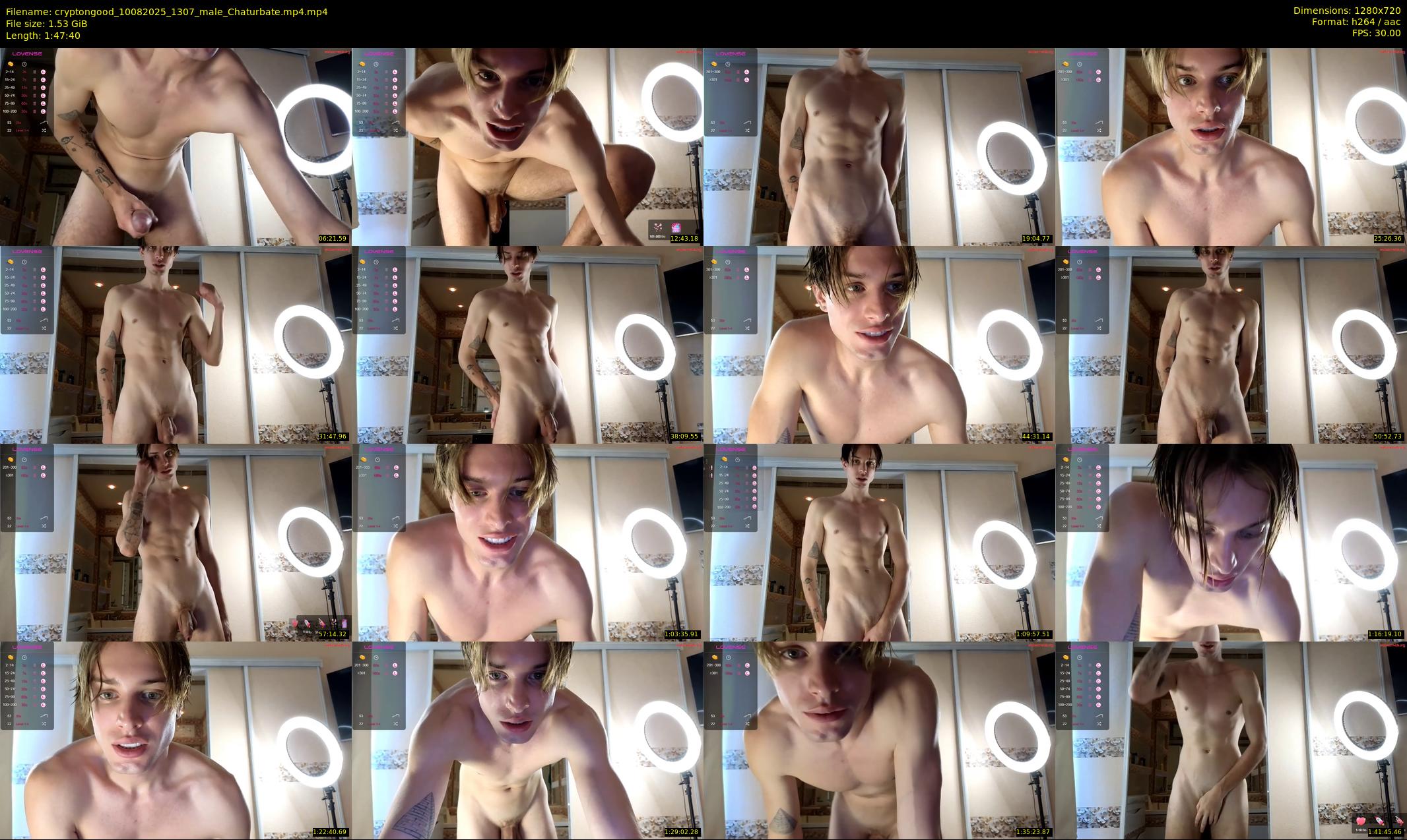 cryptongood — 108 minute Chaturbate male cam show recording, 720p, Aug 10, 2025