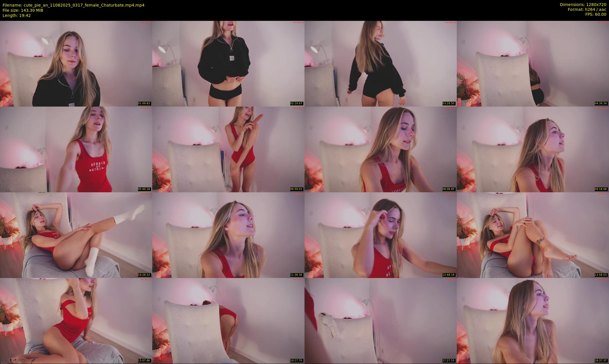 cute_pie_an — 20 minute Chaturbate female cam show recording, 720p, Aug 11, 2025