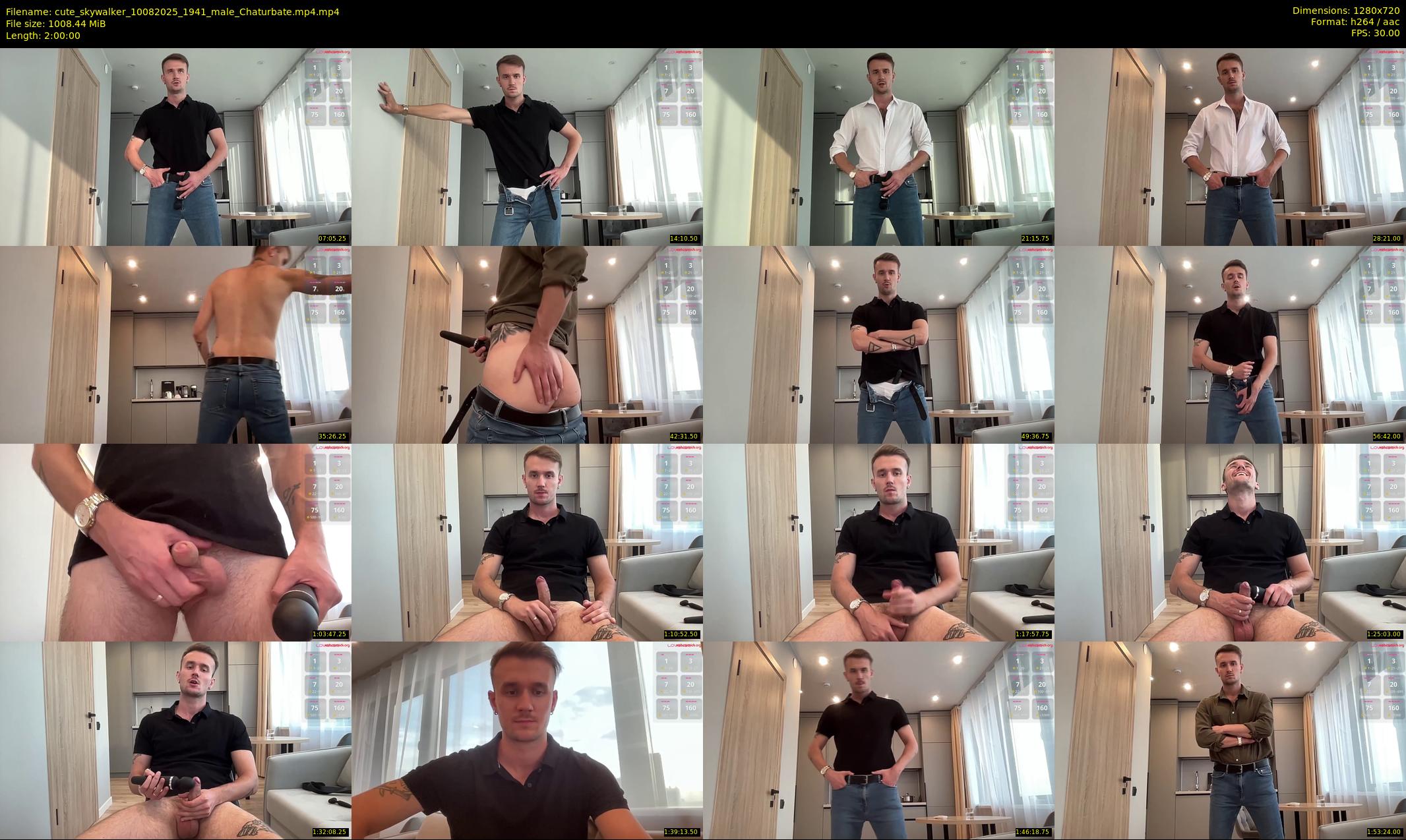 cute_skywalker — 120 minute Chaturbate male cam show recording, 720p, Aug 10, 2025