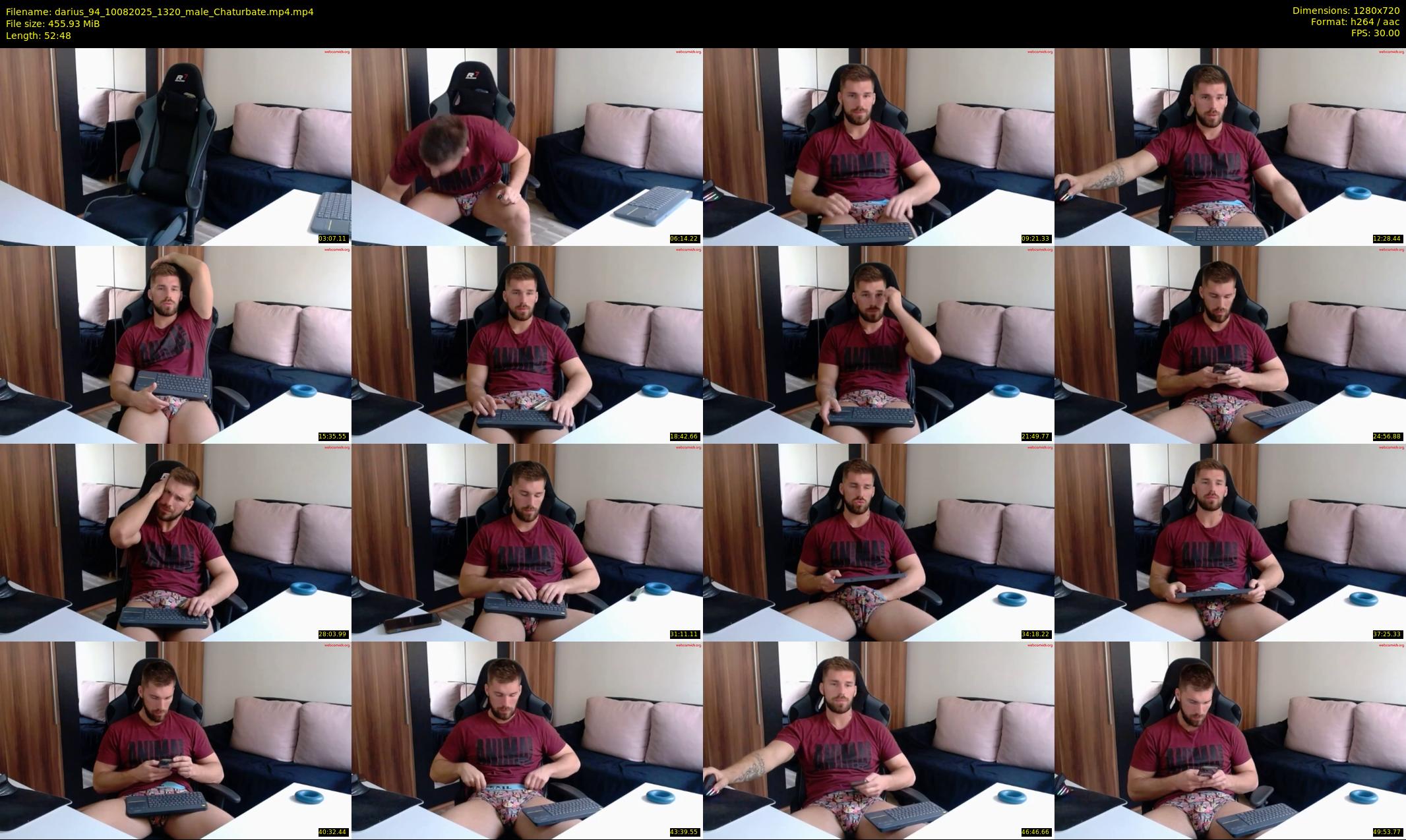 darius_94 — 53 minute Chaturbate male cam show recording, 720p, Aug 10, 2025