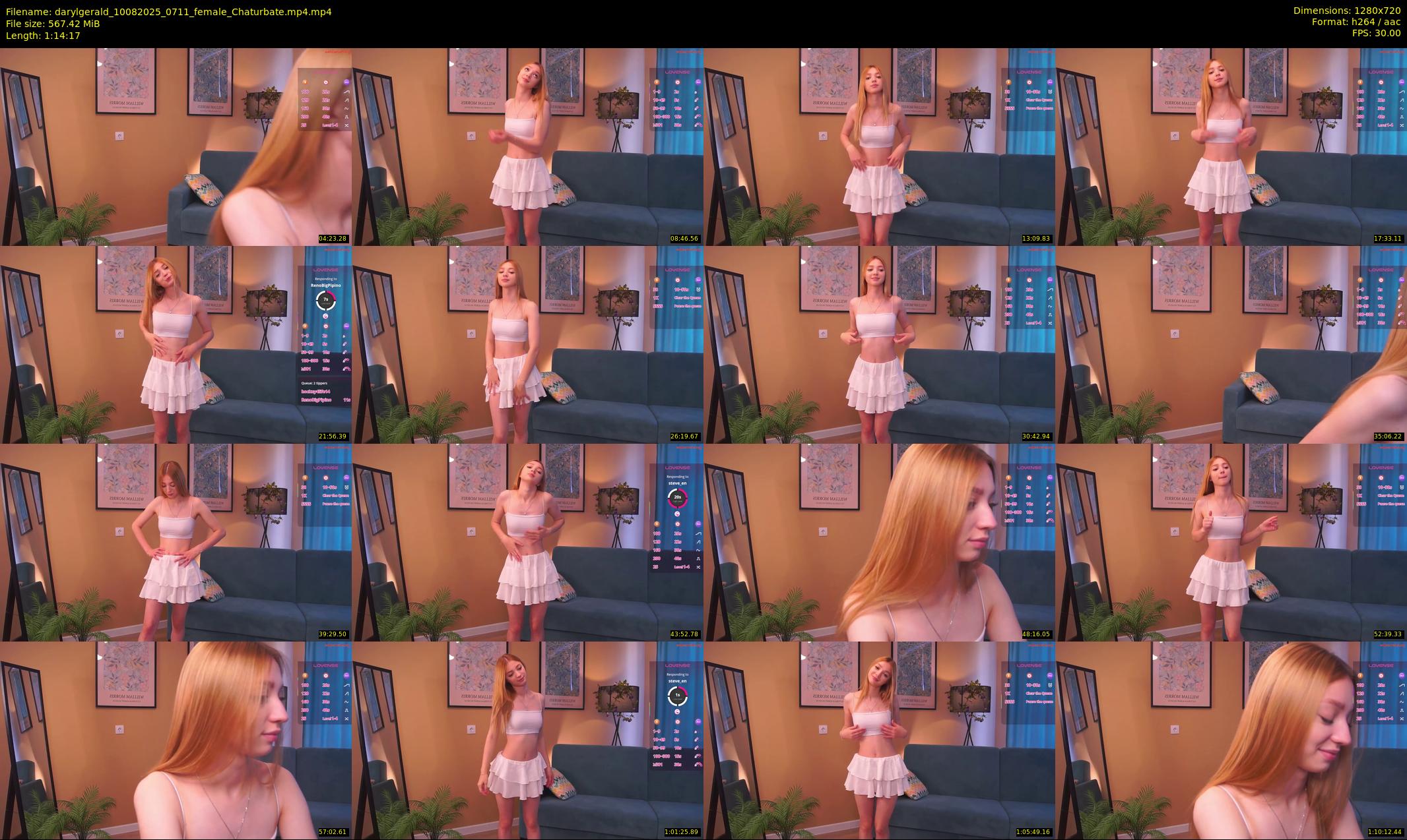 darylgerald — 75 minute Chaturbate female cam show recording, 720p, Aug 10, 2025