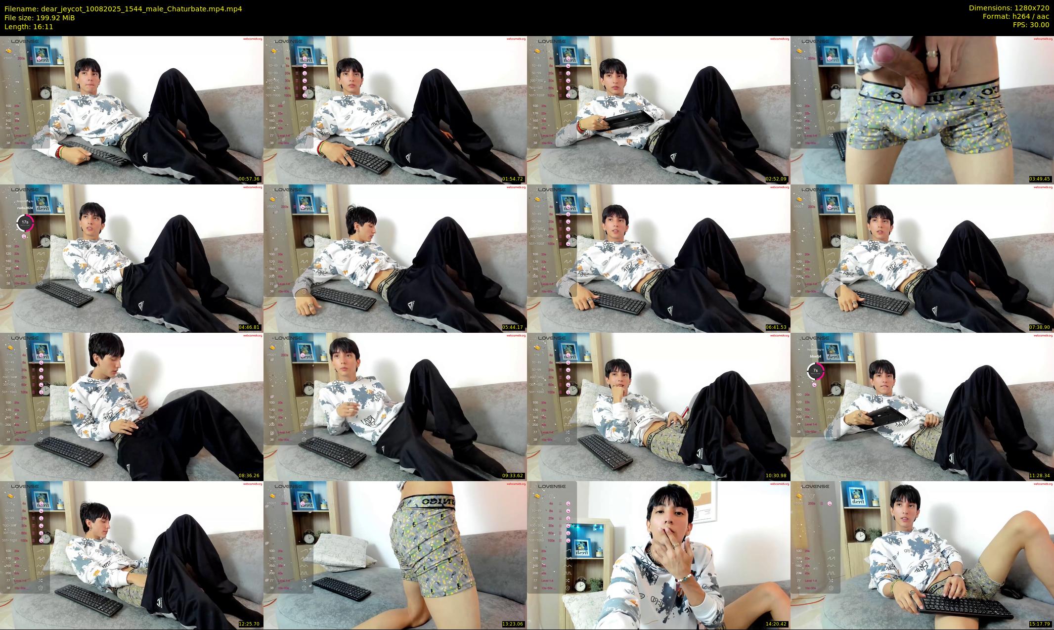 dear_jeycot — 17 minute Chaturbate male cam show recording, 720p, Aug 10, 2025
