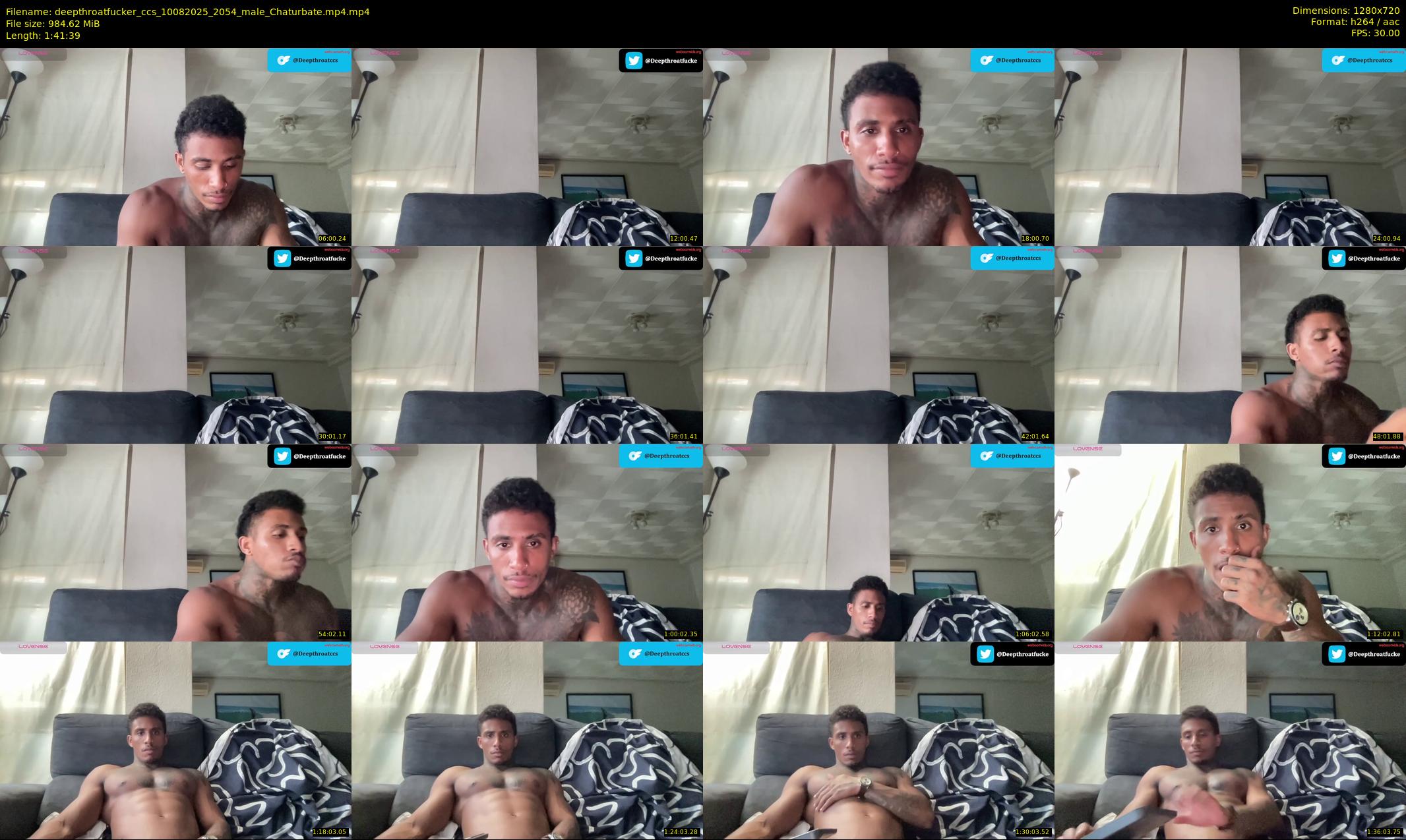 deepthroatfucker_ccs — 102 minute Chaturbate male cam show recording, 720p, Aug 10, 2025