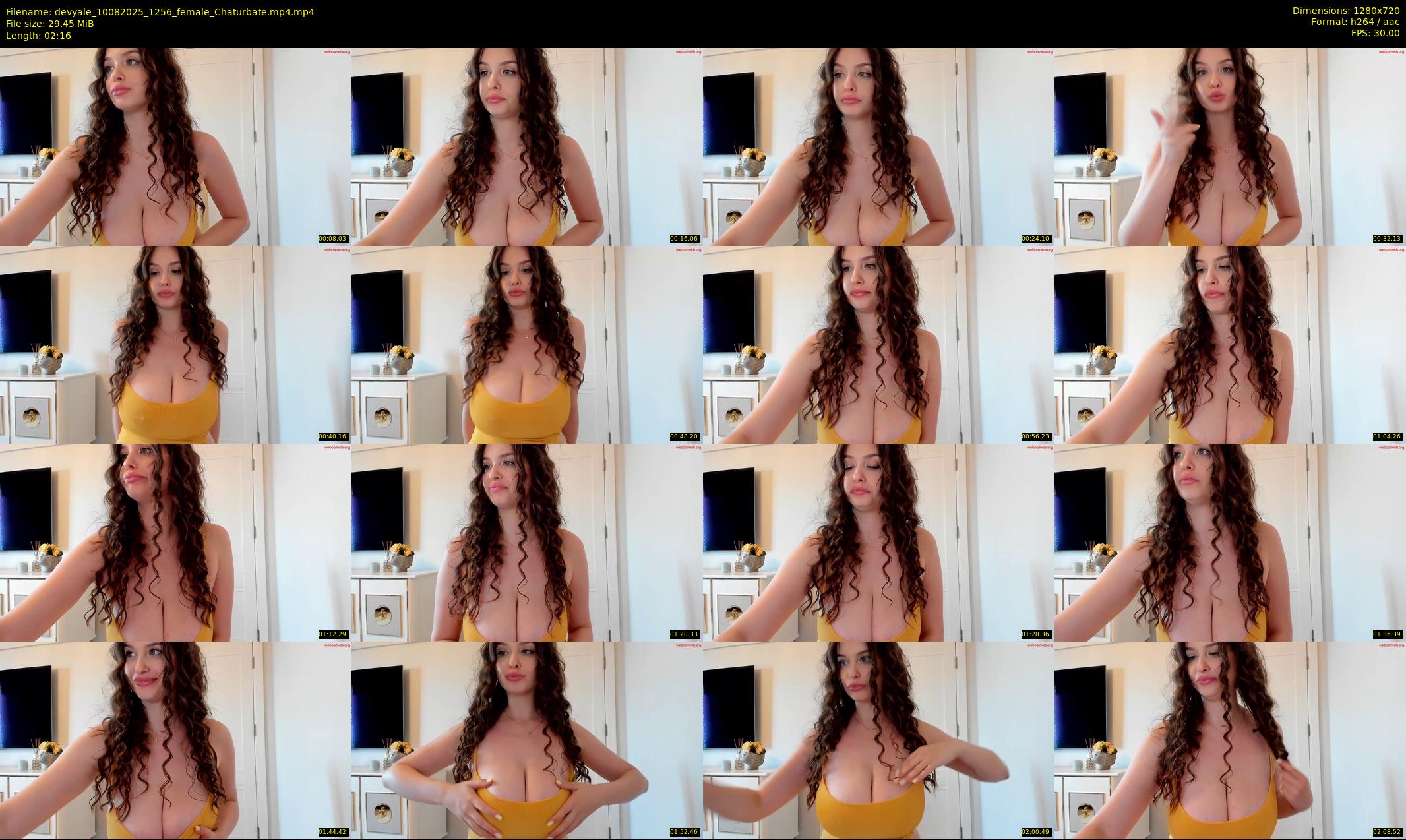 devyale — 3 minute Chaturbate female cam show recording, 720p, Aug 10, 2025