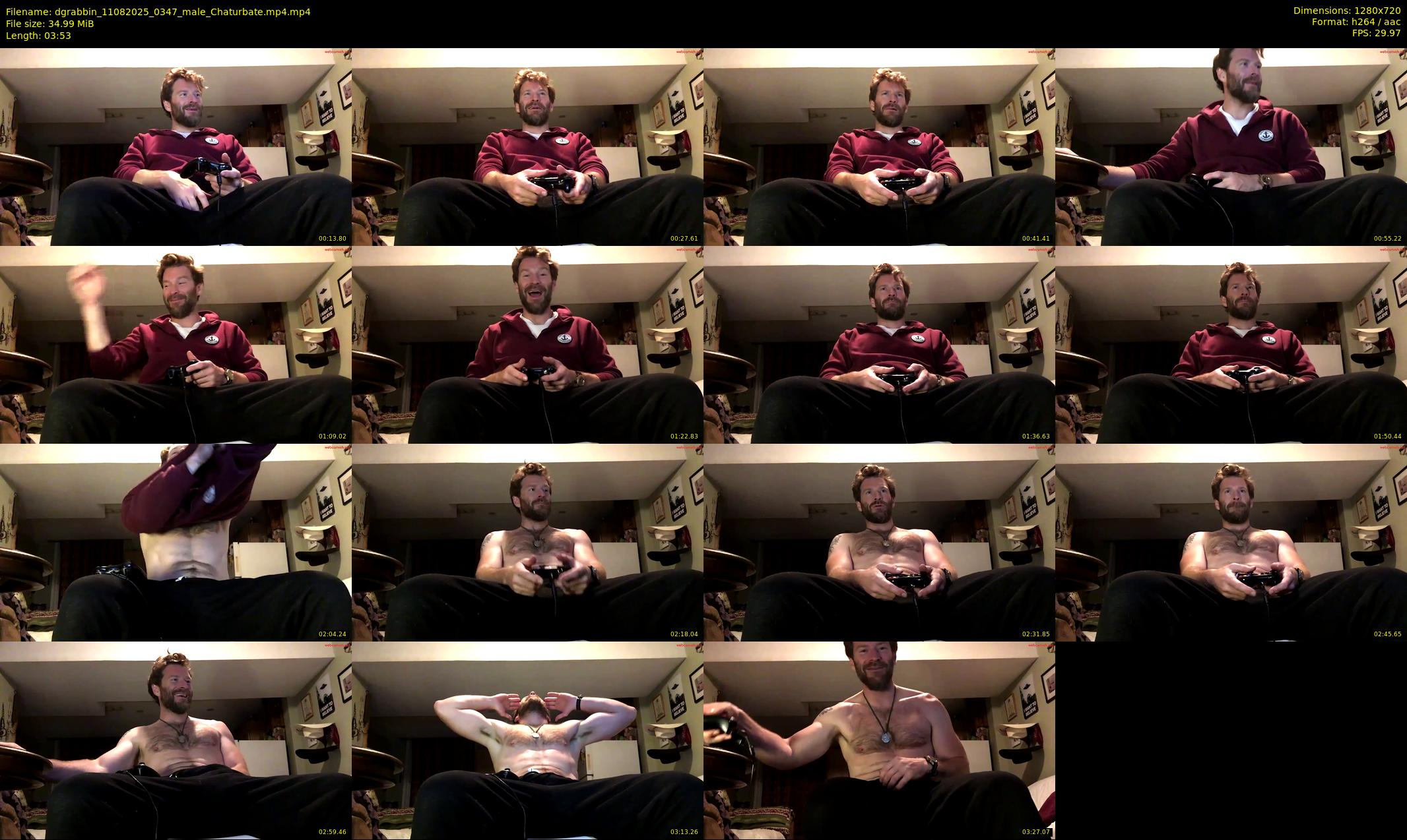 dgrabbin — 4 minute Chaturbate male cam show recording, 720p, Aug 11, 2025