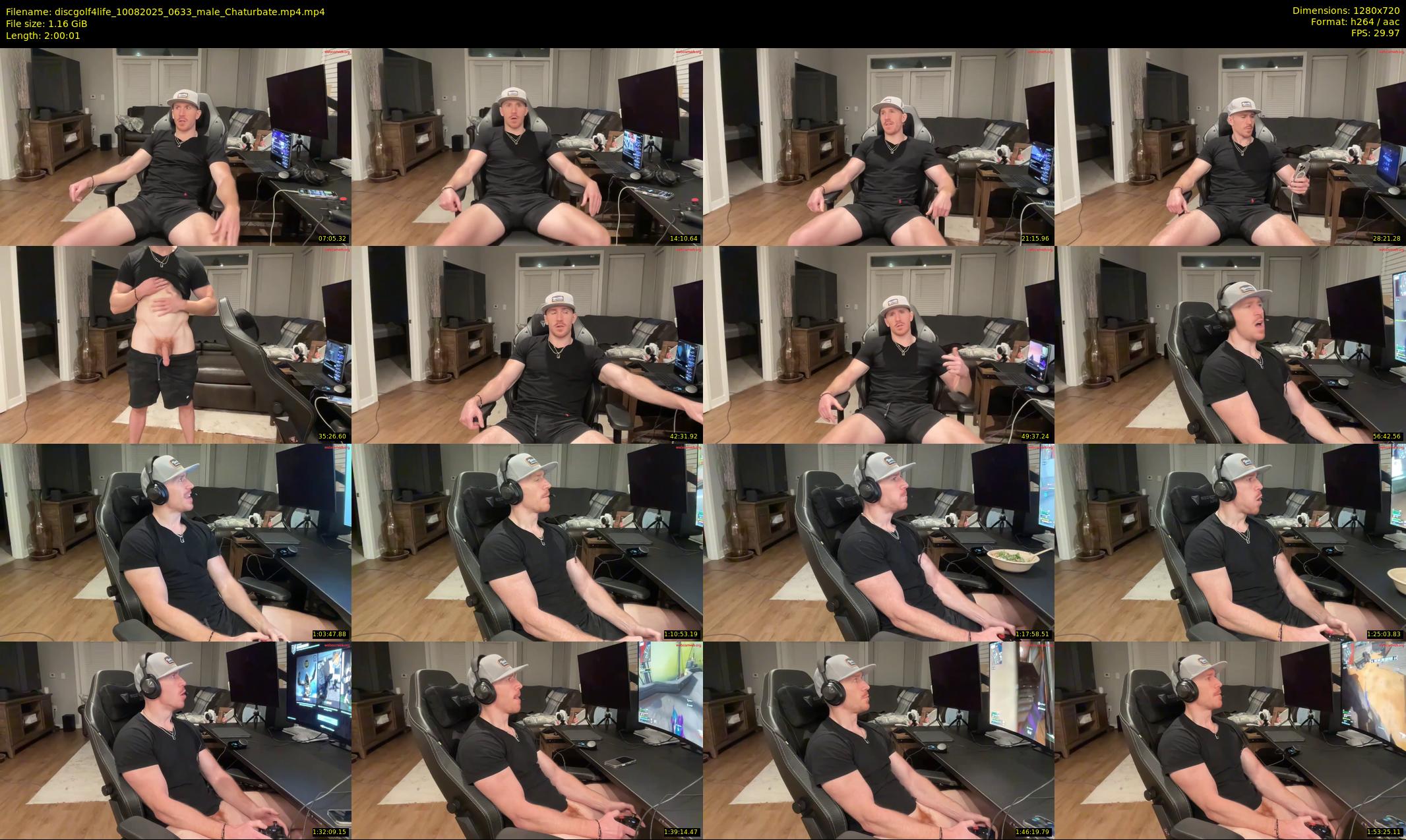 discgolf4life — 121 minute Chaturbate male cam show recording, 720p, Aug 10, 2025