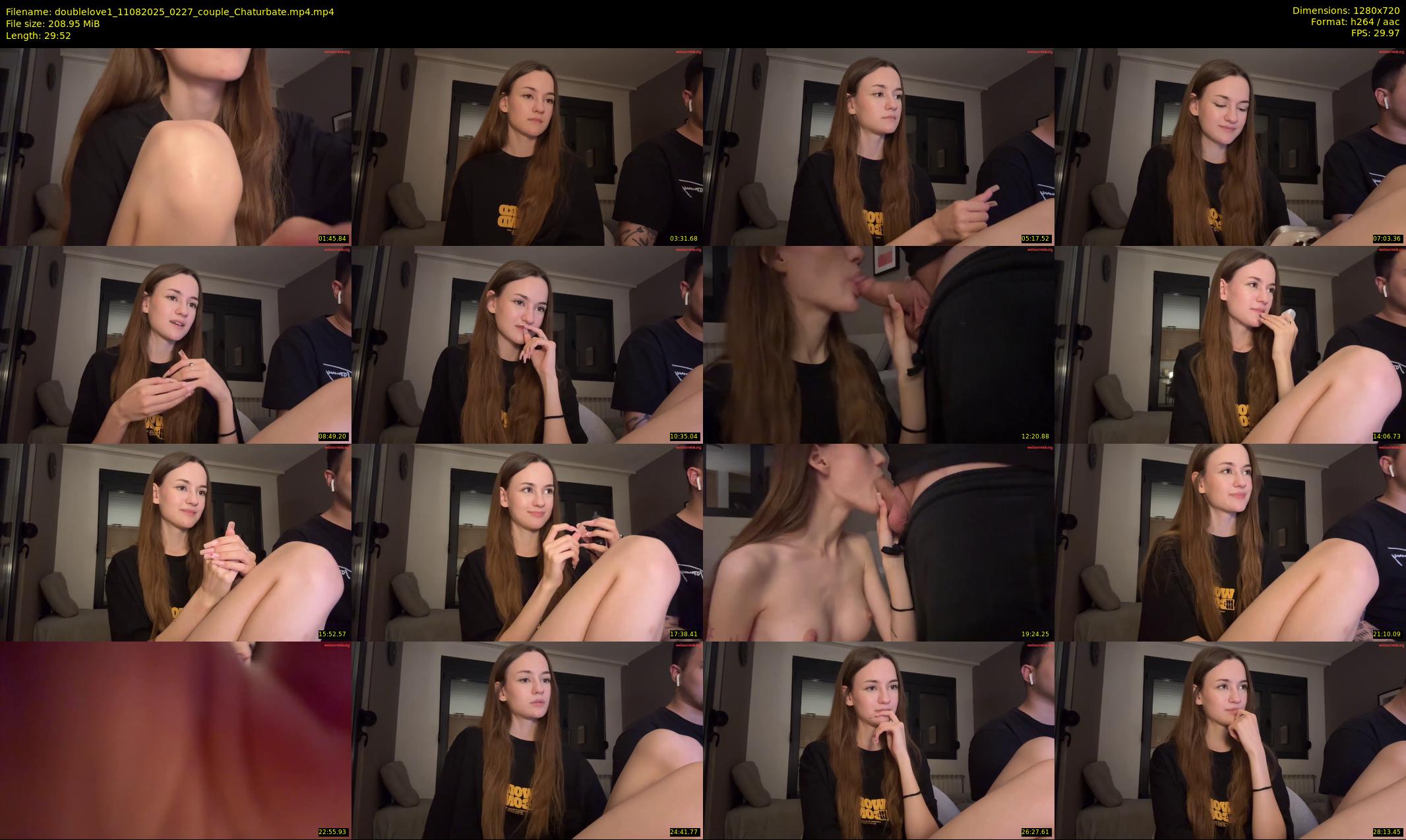 doublelove1 — 30 minute Chaturbate couple cam show recording, 720p, Aug 11, 2025
