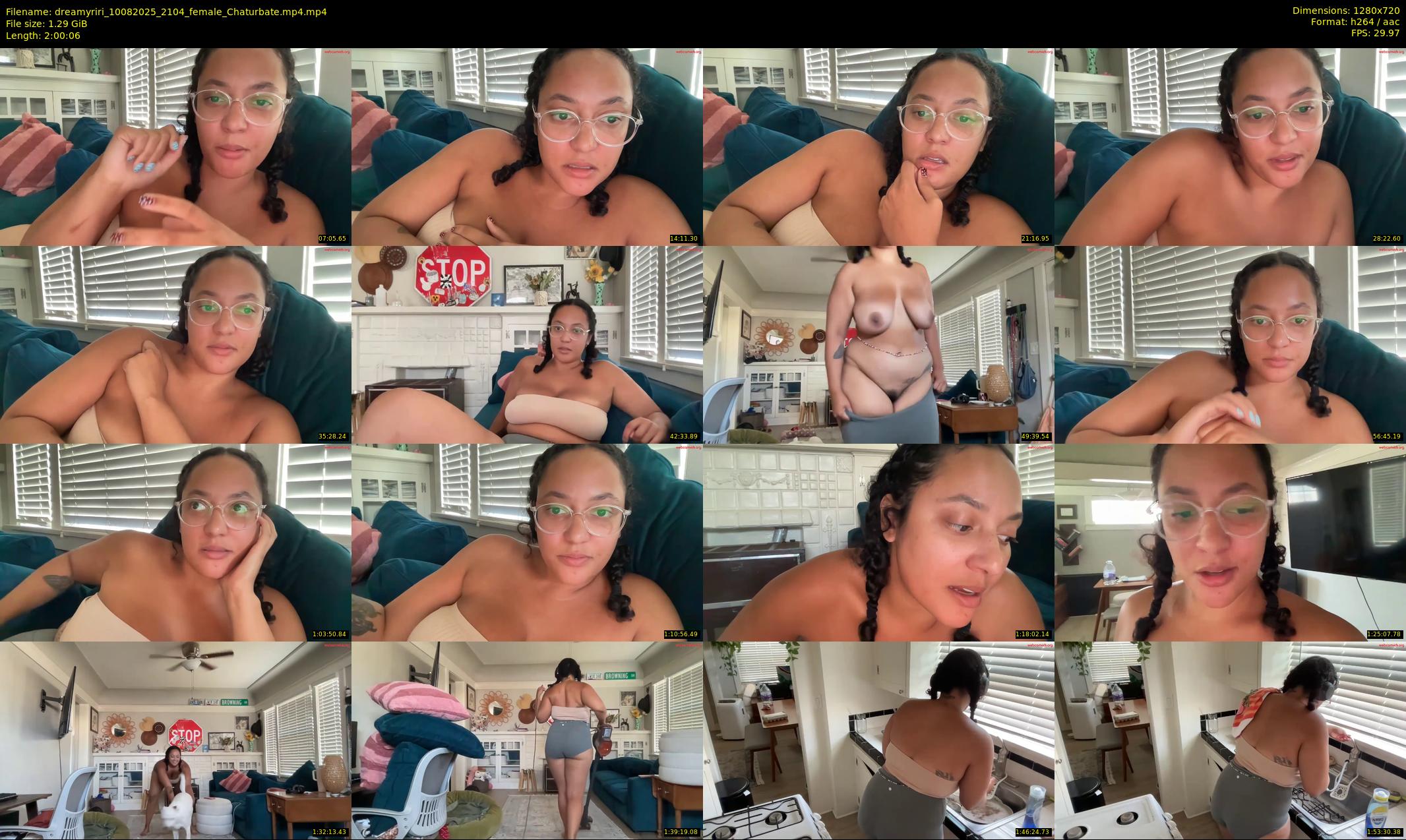 dreamyriri — 121 minute Chaturbate female cam show recording, 720p, Aug 10, 2025