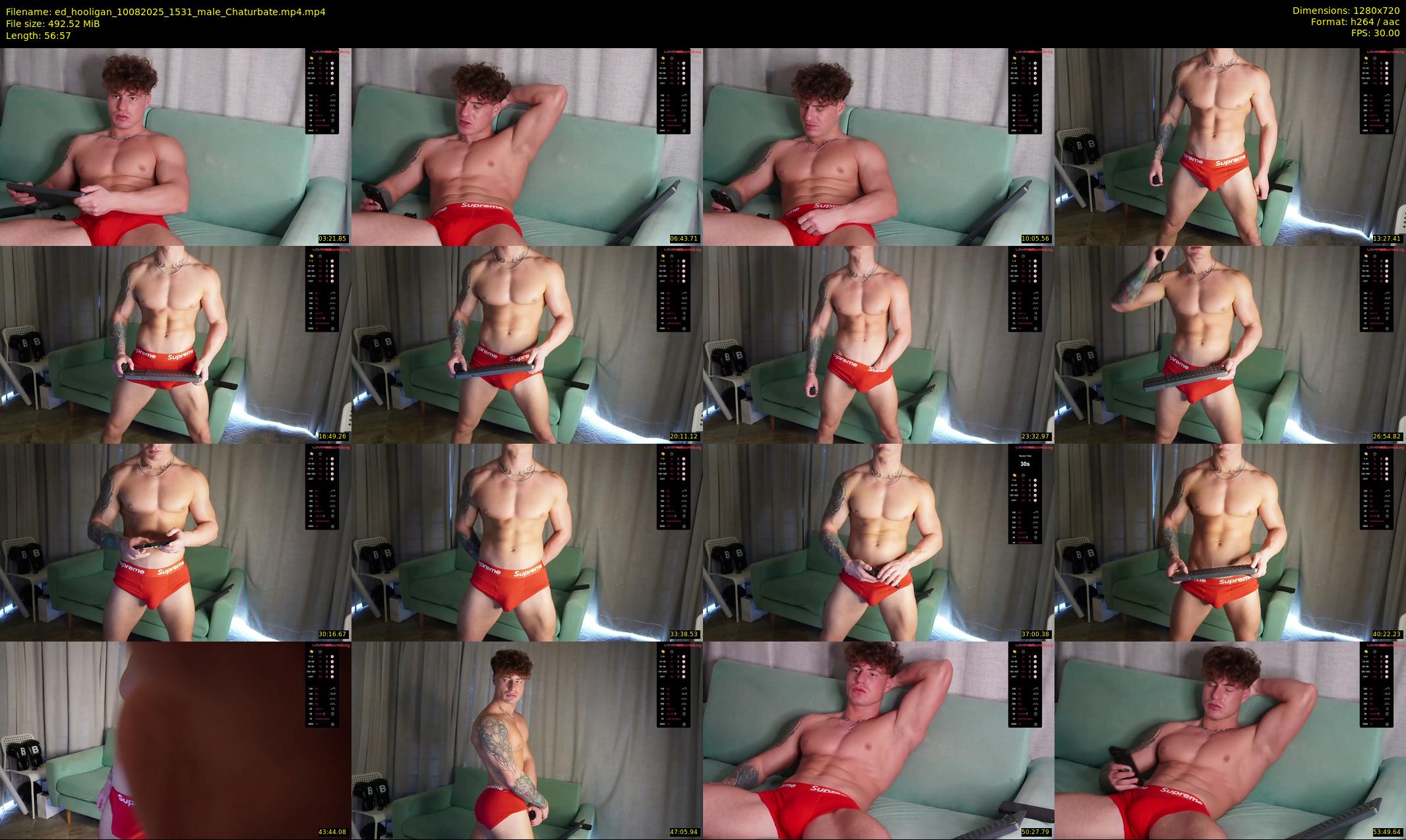 ed_hooligan — 57 minute Chaturbate male cam show recording, 720p, Aug 10, 2025