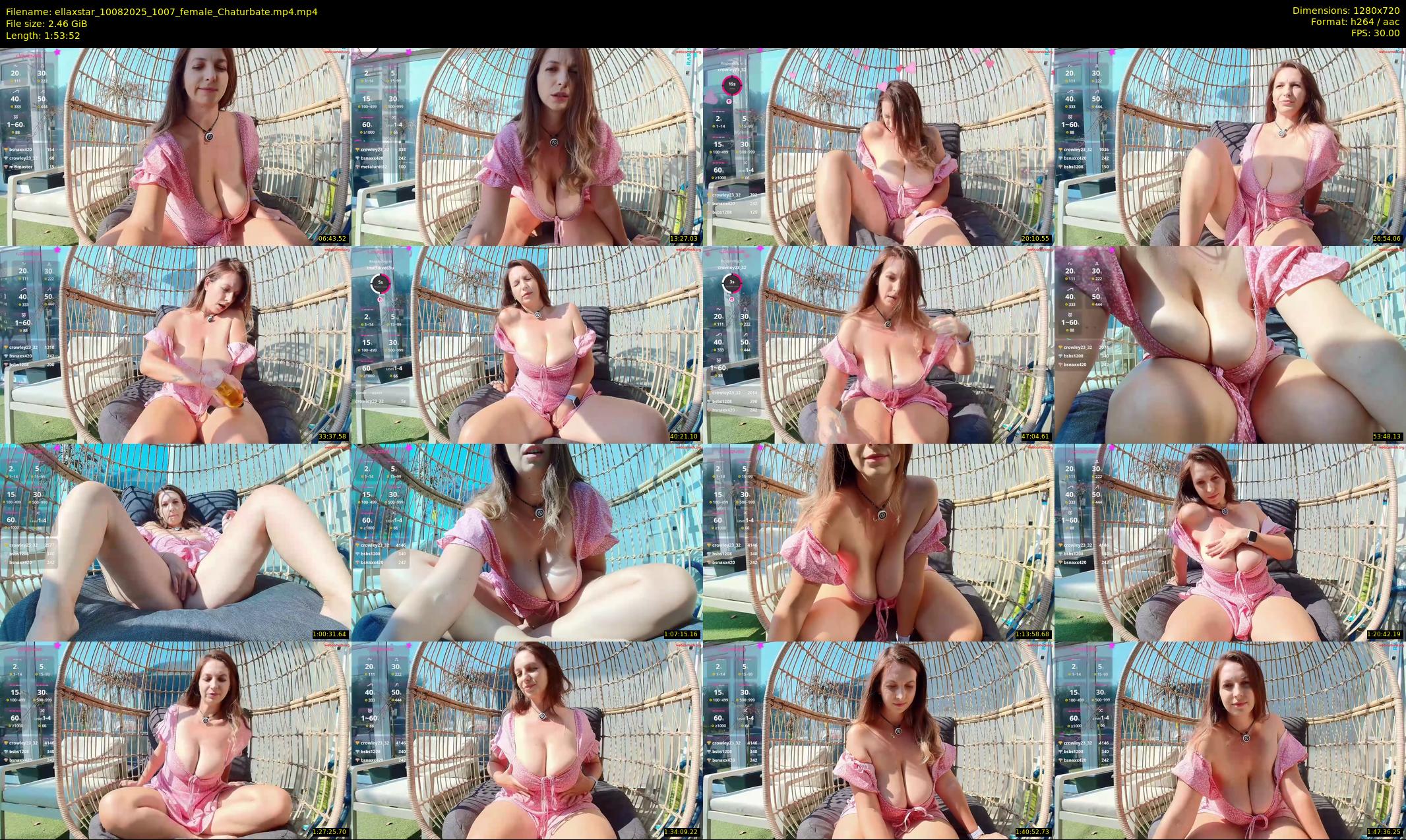 ellaxstar — 114 minute Chaturbate female cam show recording, 720p, Aug 10, 2025