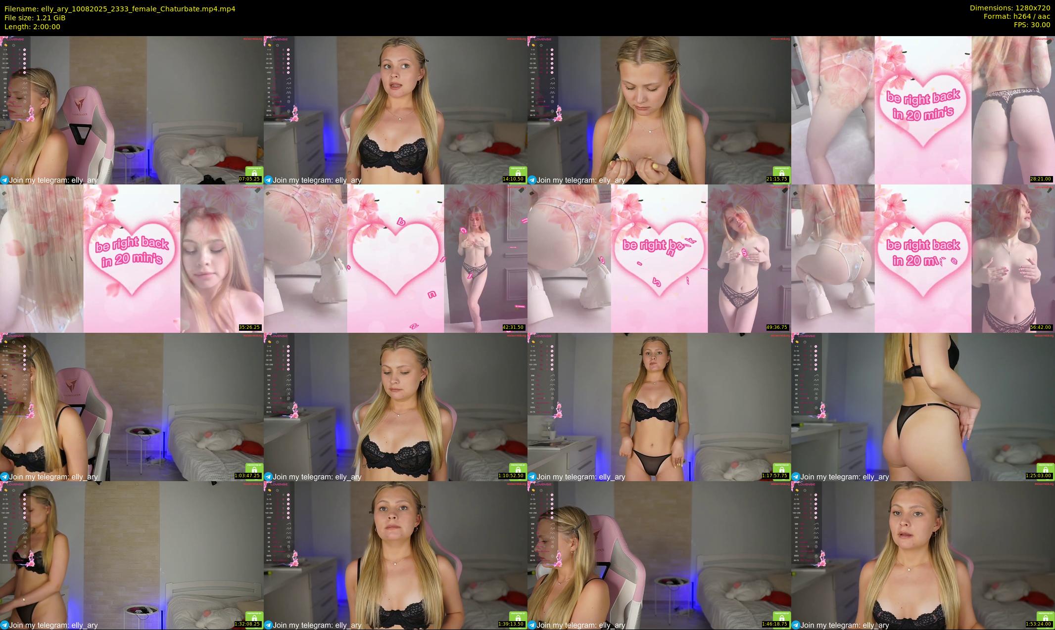 elly_ary — 120 minute Chaturbate female cam show recording, 720p, Aug 10, 2025