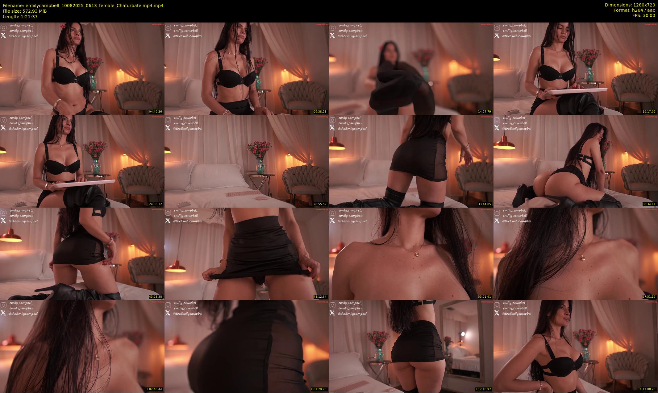 emiilycampbell — 82 minute Chaturbate female cam show recording, 720p, Aug 10, 2025