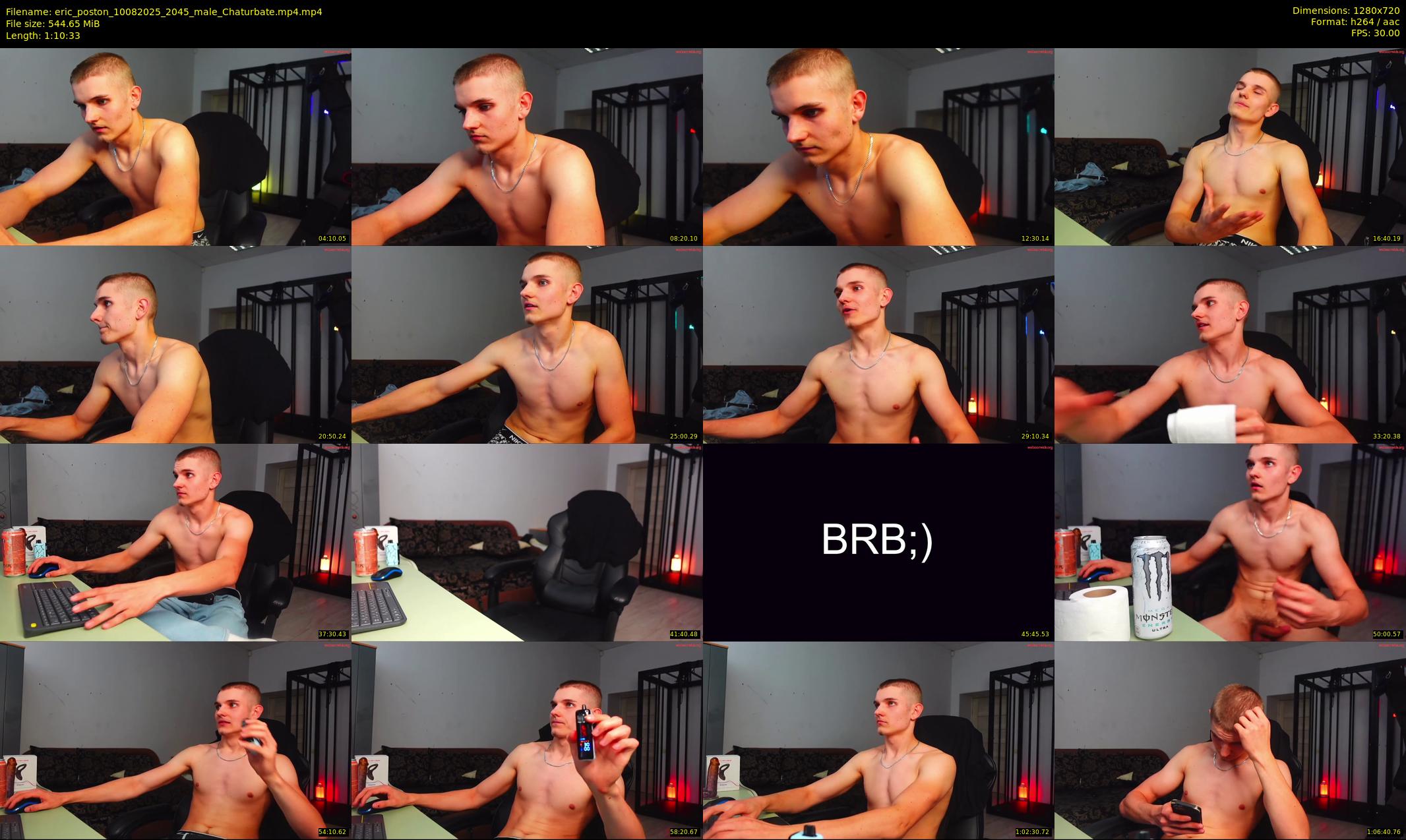 eric_poston — 71 minute Chaturbate male cam show recording, 720p, Aug 10, 2025