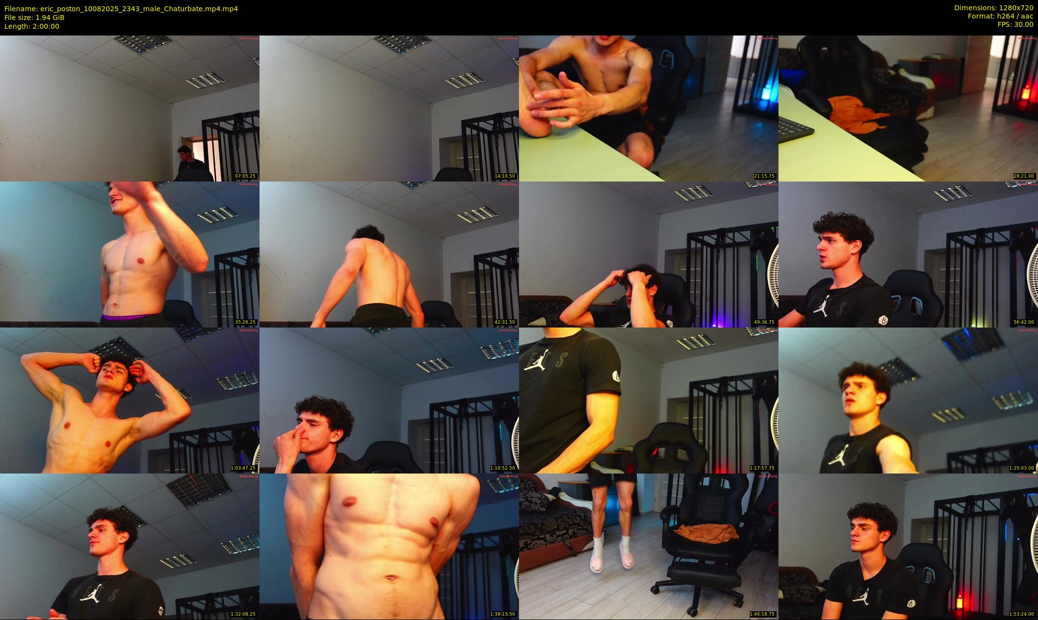 eric_poston — 120 minute Chaturbate male cam show recording, 720p, Aug 10, 2025