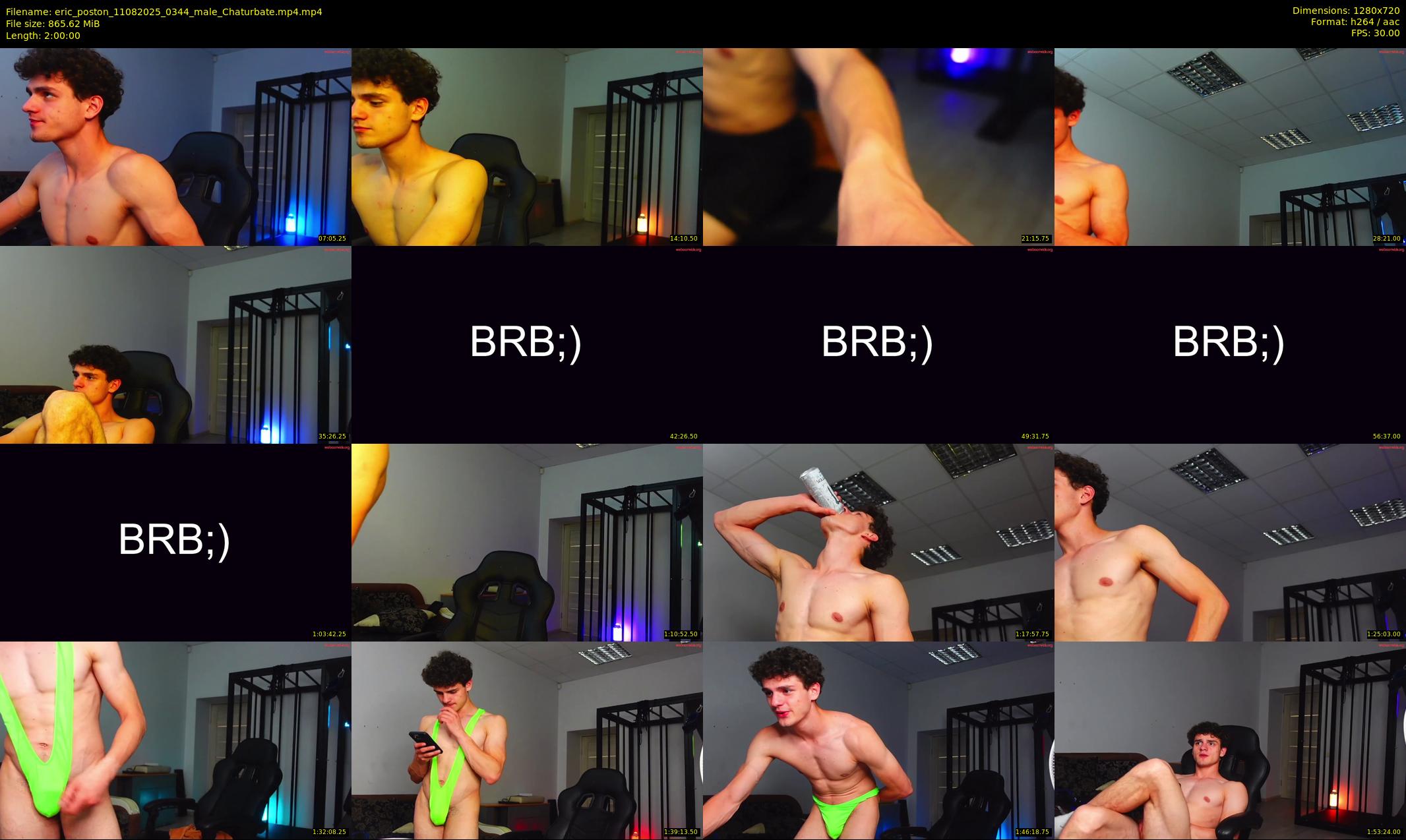 eric_poston — 120 minute Chaturbate male cam show recording, 720p, Aug 11, 2025