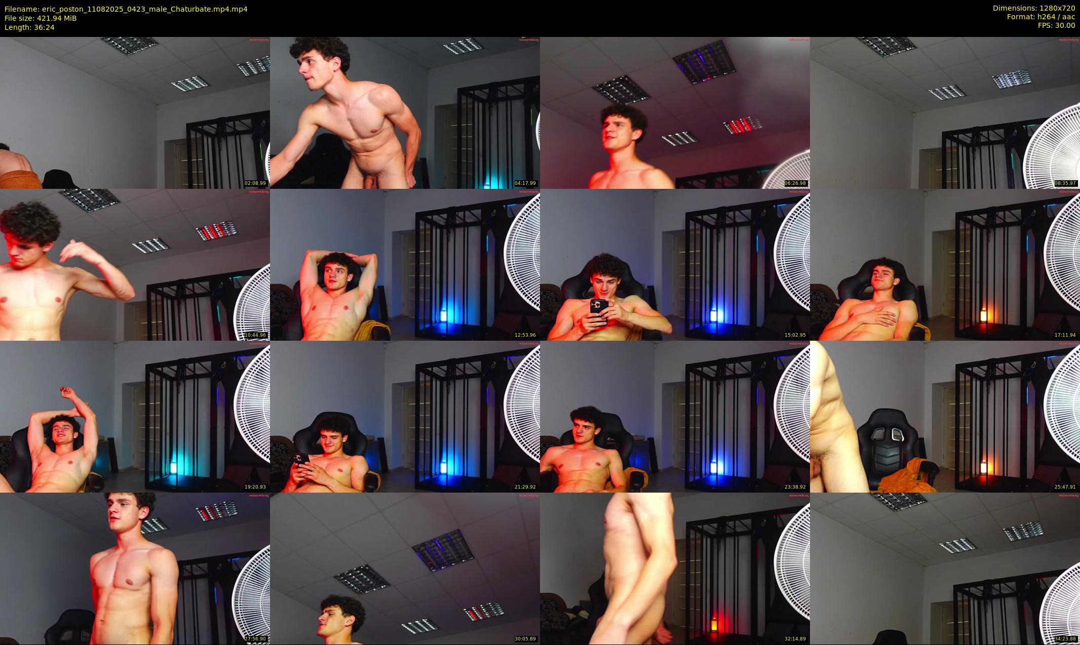 eric_poston — 37 minute Chaturbate male cam show recording, 720p, Aug 11, 2025