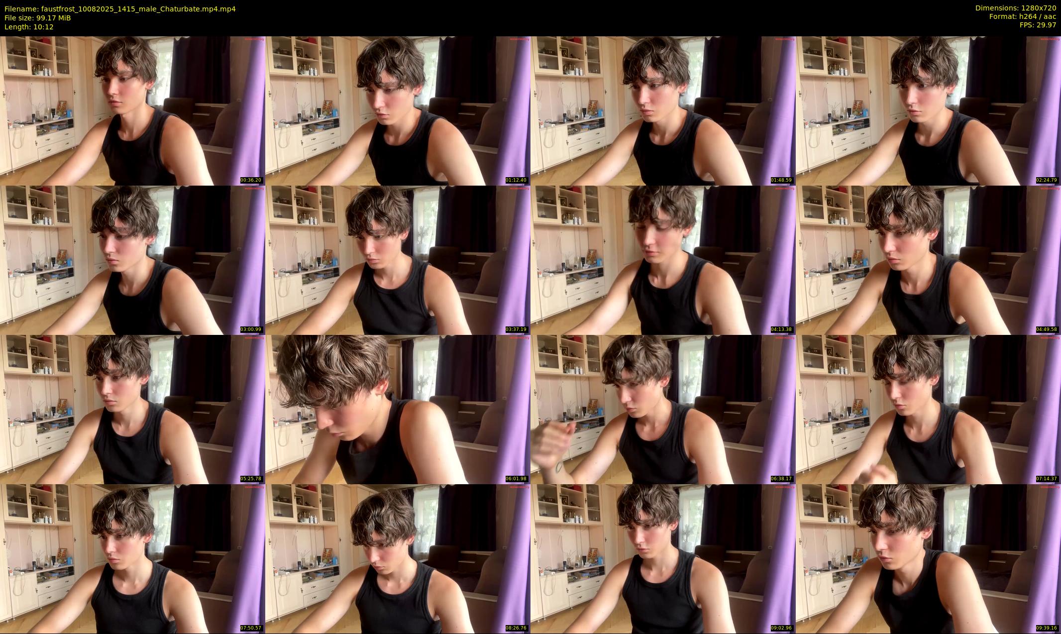 faustfrost — 11 minute Chaturbate male cam show recording, 720p, Aug 10, 2025