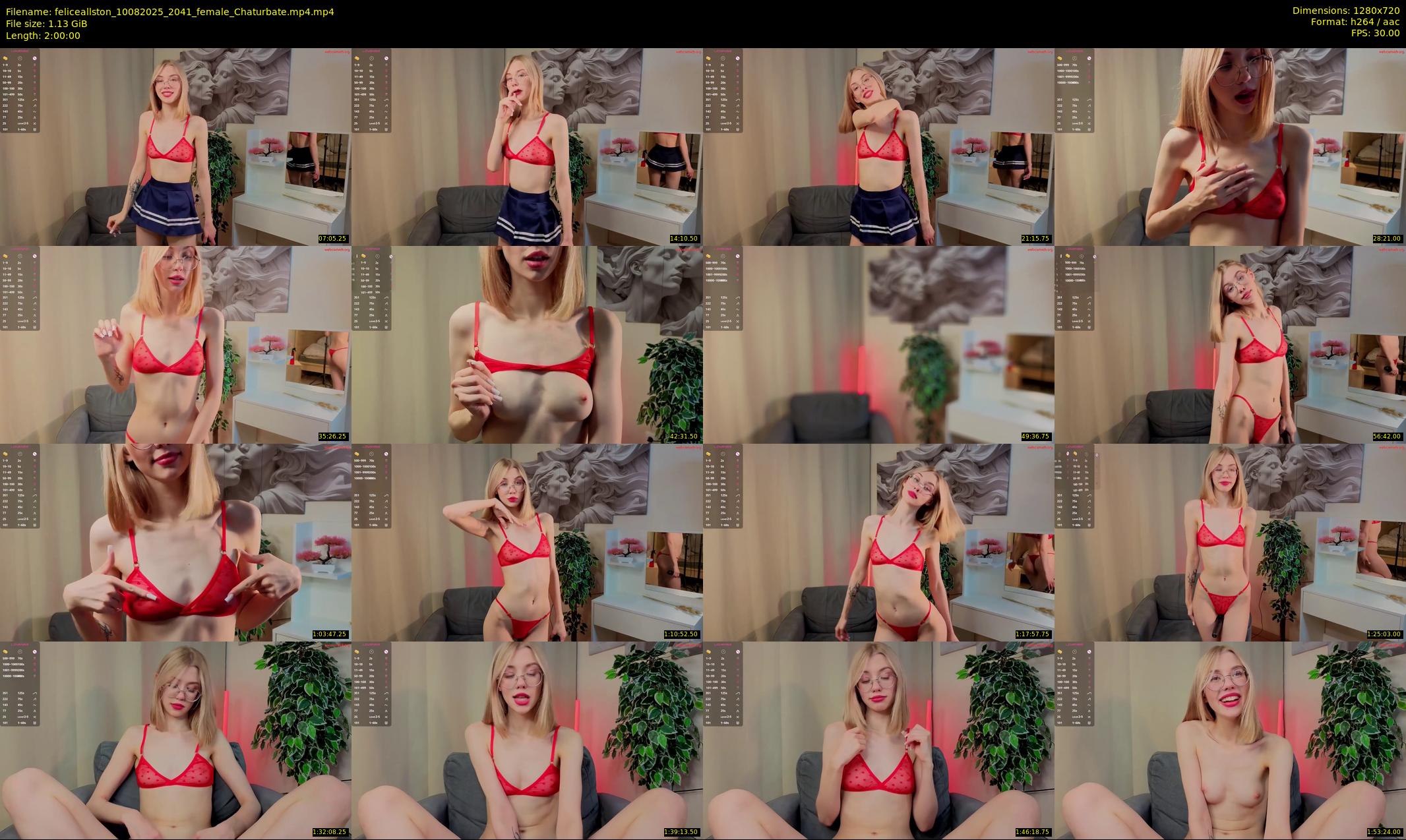 feliceallston — 120 minute Chaturbate female cam show recording, 720p, Aug 10, 2025
