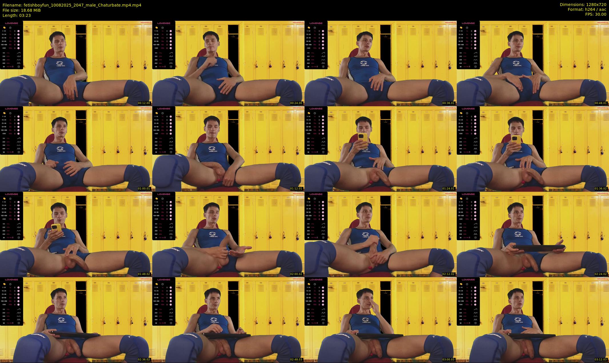 fetishboyfun — 4 minute Chaturbate male cam show recording, 720p, Aug 10, 2025