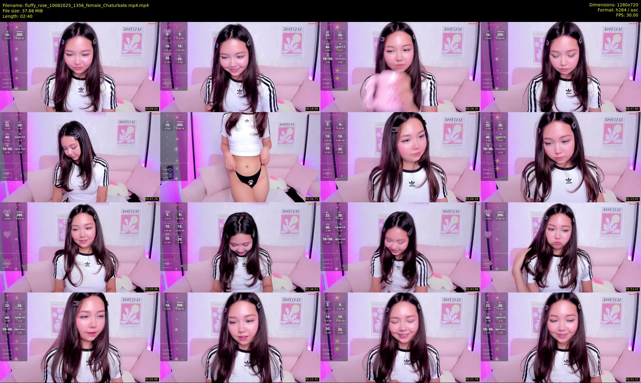 fluffy_rose — 3 minute Chaturbate female cam show recording, 720p, Aug 10, 2025