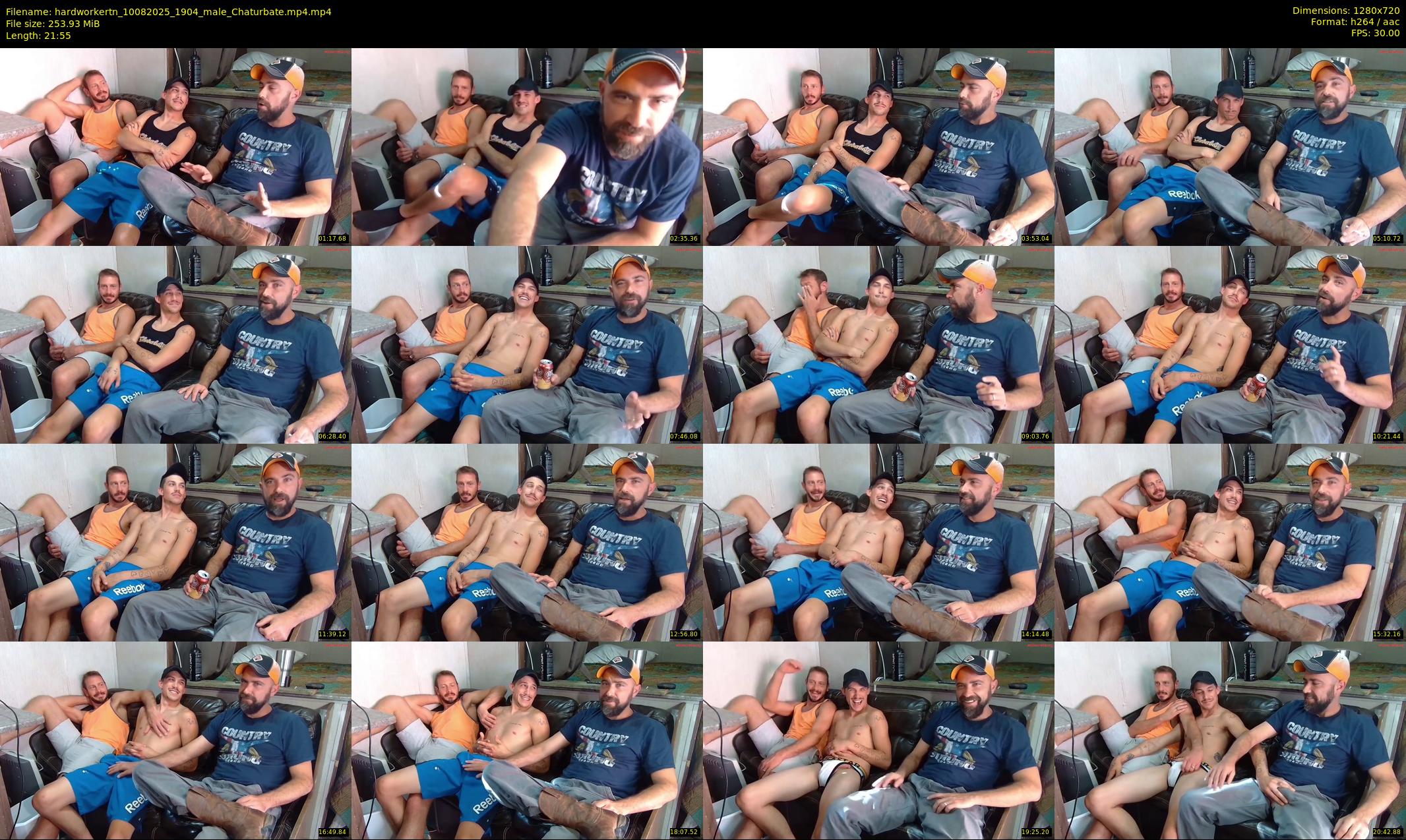 hardworkertn — 22 minute Chaturbate male cam show recording, 720p, Aug 10, 2025