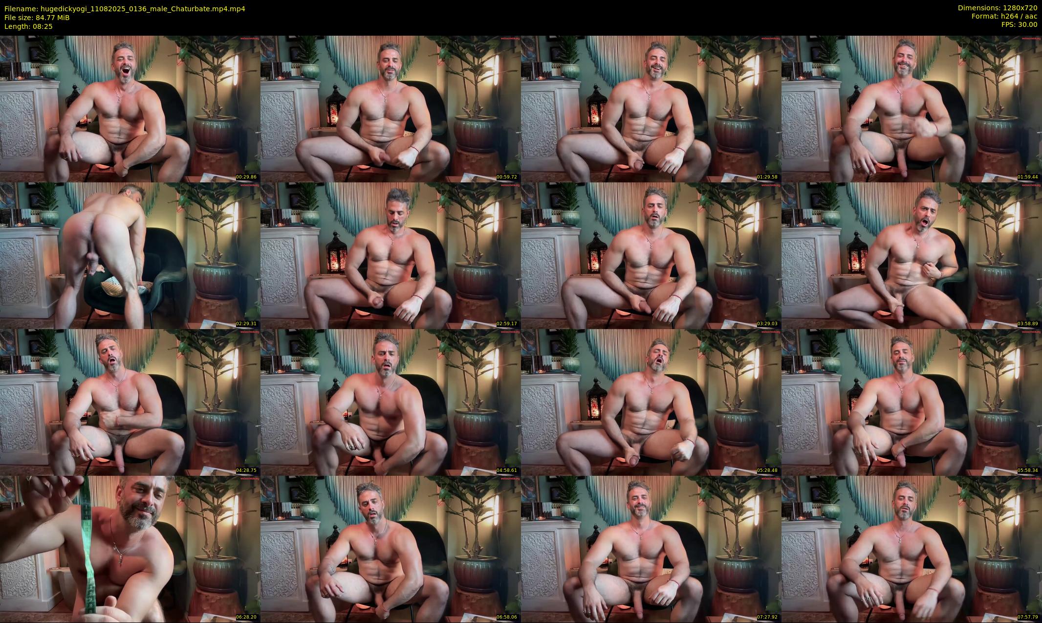 hugedickyogi — 9 minute Chaturbate male cam show recording, 720p, Aug 11, 2025