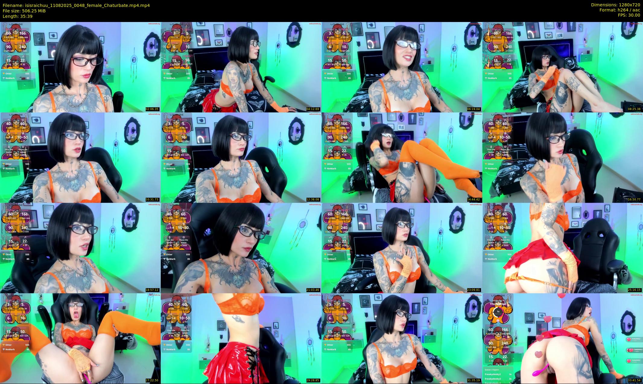 isisraichuu — 36 minute Chaturbate female cam show recording, 720p, Aug 11, 2025
