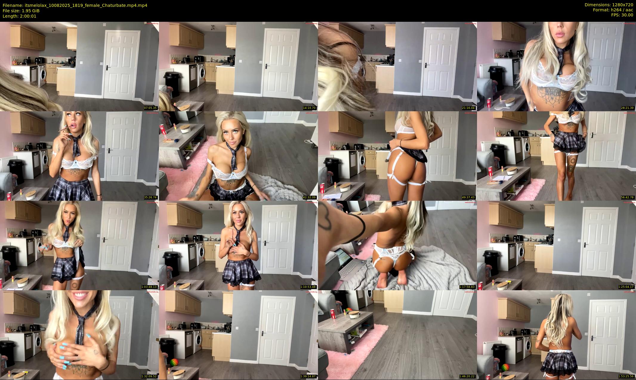 itsmelolax — 121 minute Chaturbate female cam show recording, 720p, Aug 10, 2025