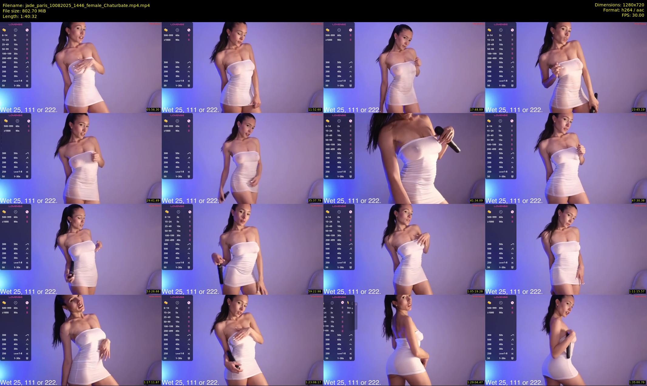 jade_paris — 101 minute Chaturbate female cam show recording, 720p, Aug 10, 2025