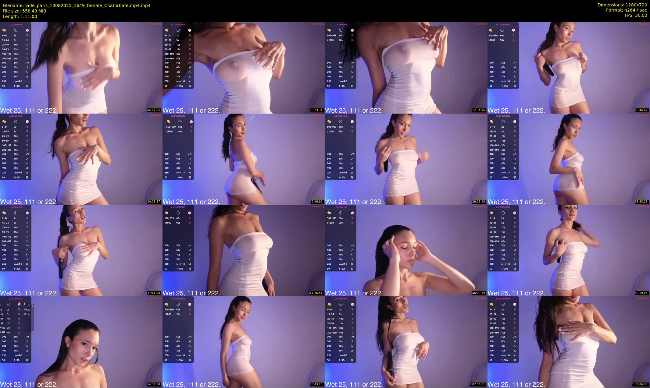jade_paris — 71 minute Chaturbate female cam show recording, 720p, Aug 10, 2025