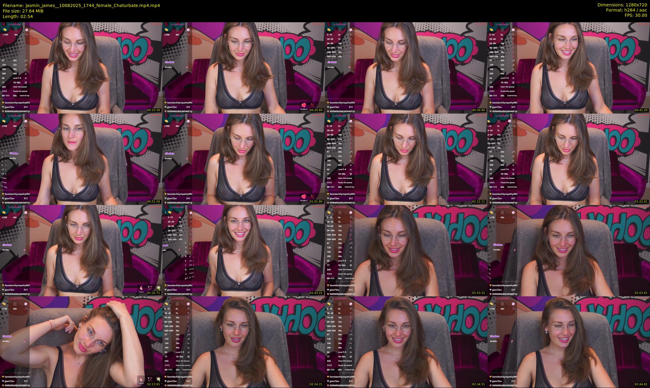 jasmin_james_ — 3 minute Chaturbate female cam show recording, 720p, Aug 10, 2025