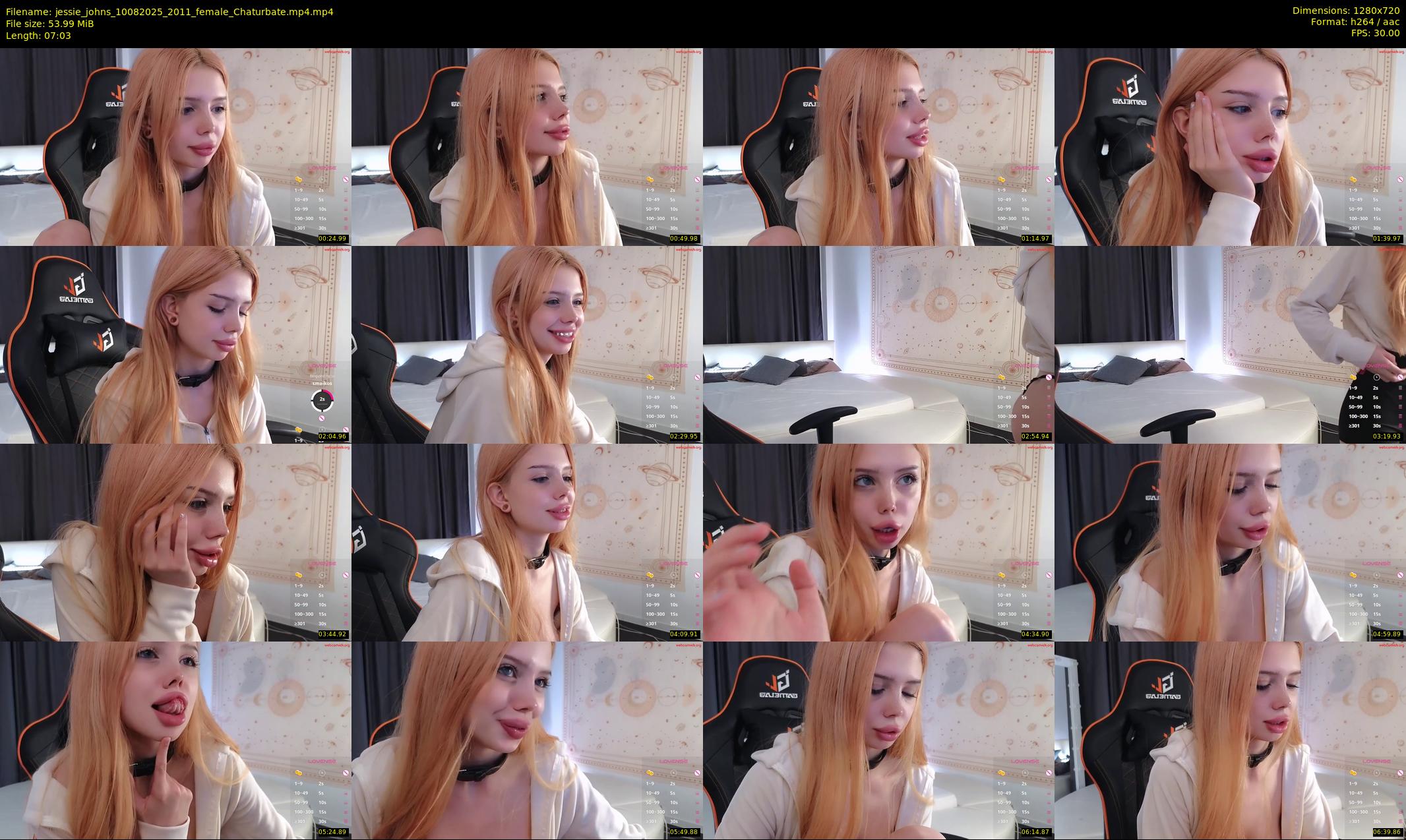 jessie_johns — 8 minute Chaturbate female cam show recording, 720p, Aug 10, 2025