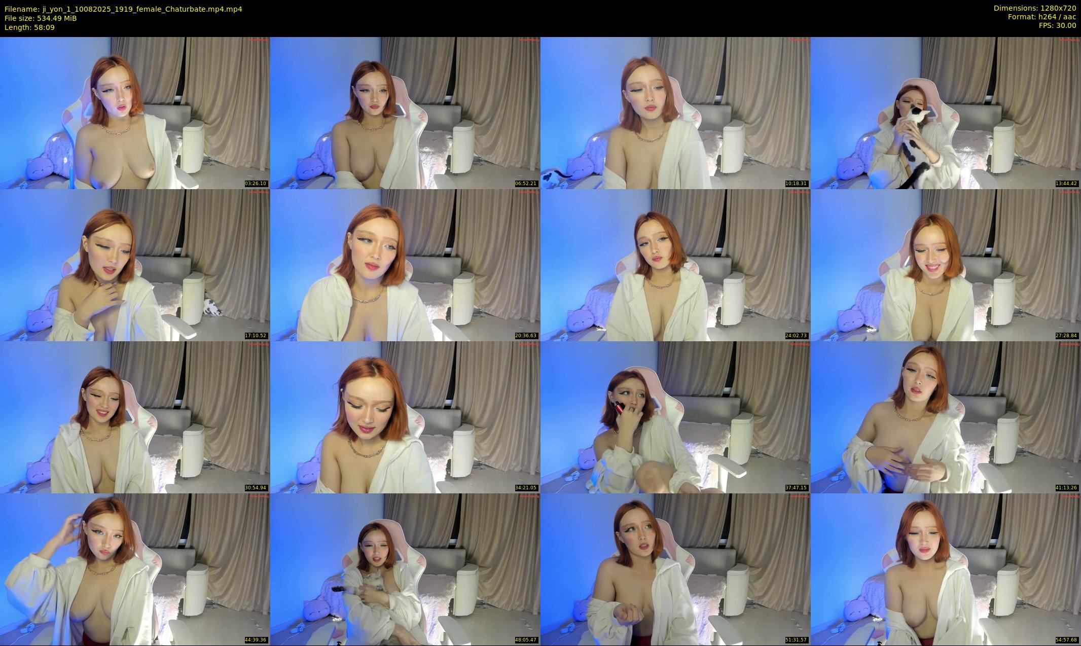 ji_yon_1 — 59 minute Chaturbate female cam show recording, 720p, Aug 10, 2025